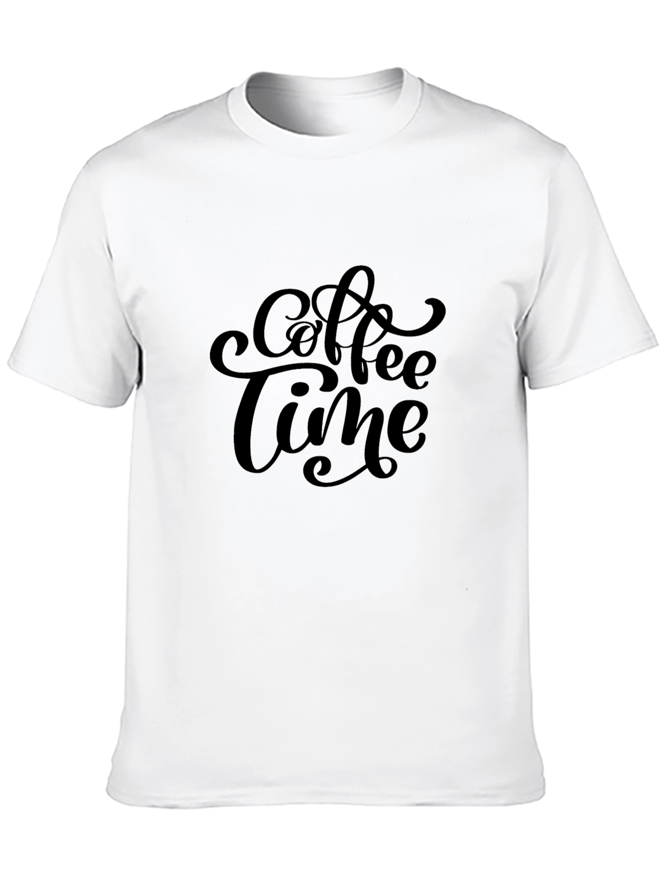 Coffee Time T-Shirt - Black Graphic Tee
