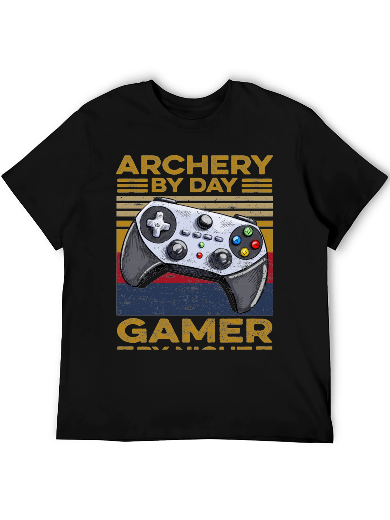 Archery By Day Gamer By Night T-Shirt