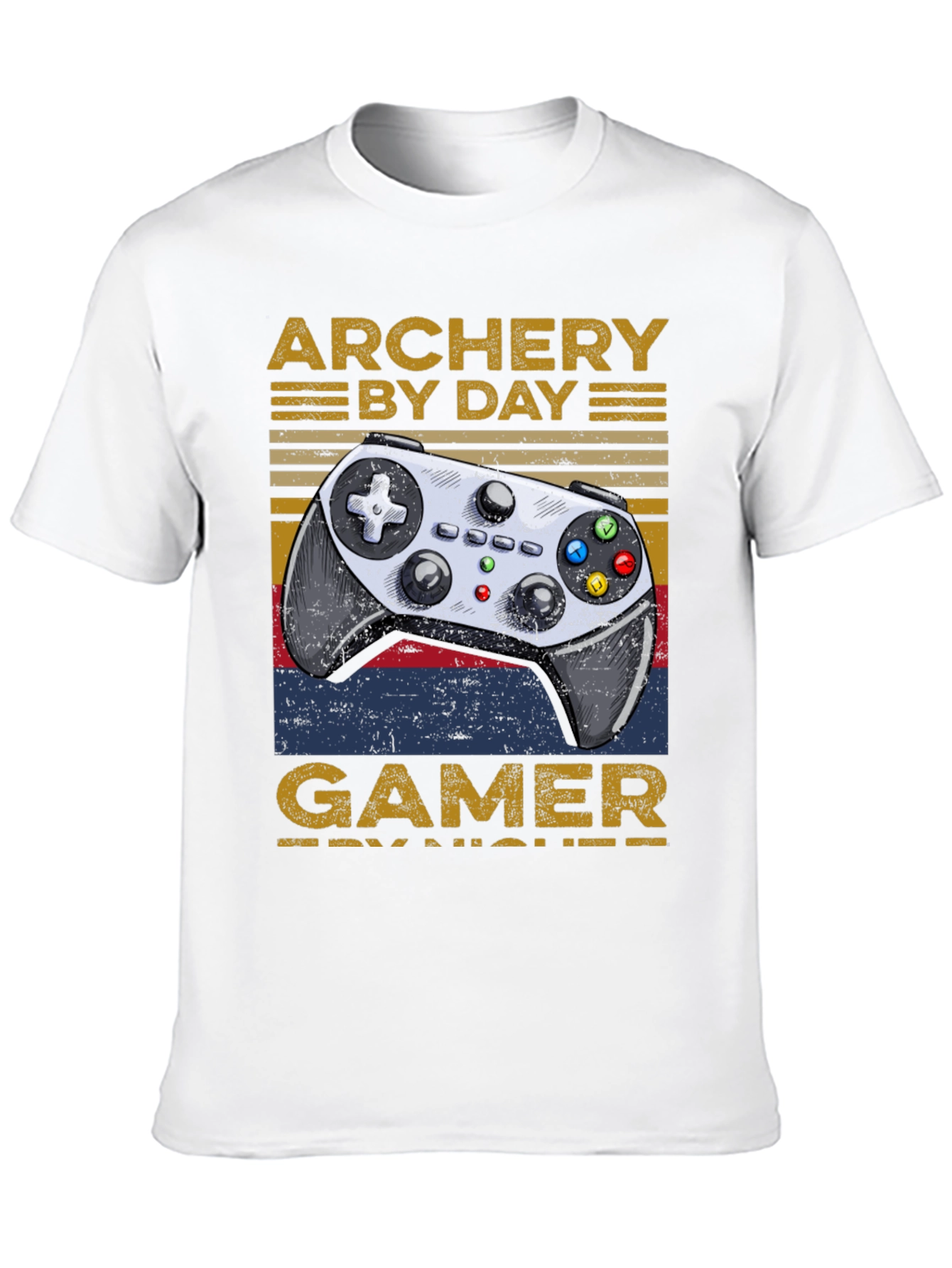 Archery By Day Gamer By Night T-Shirt