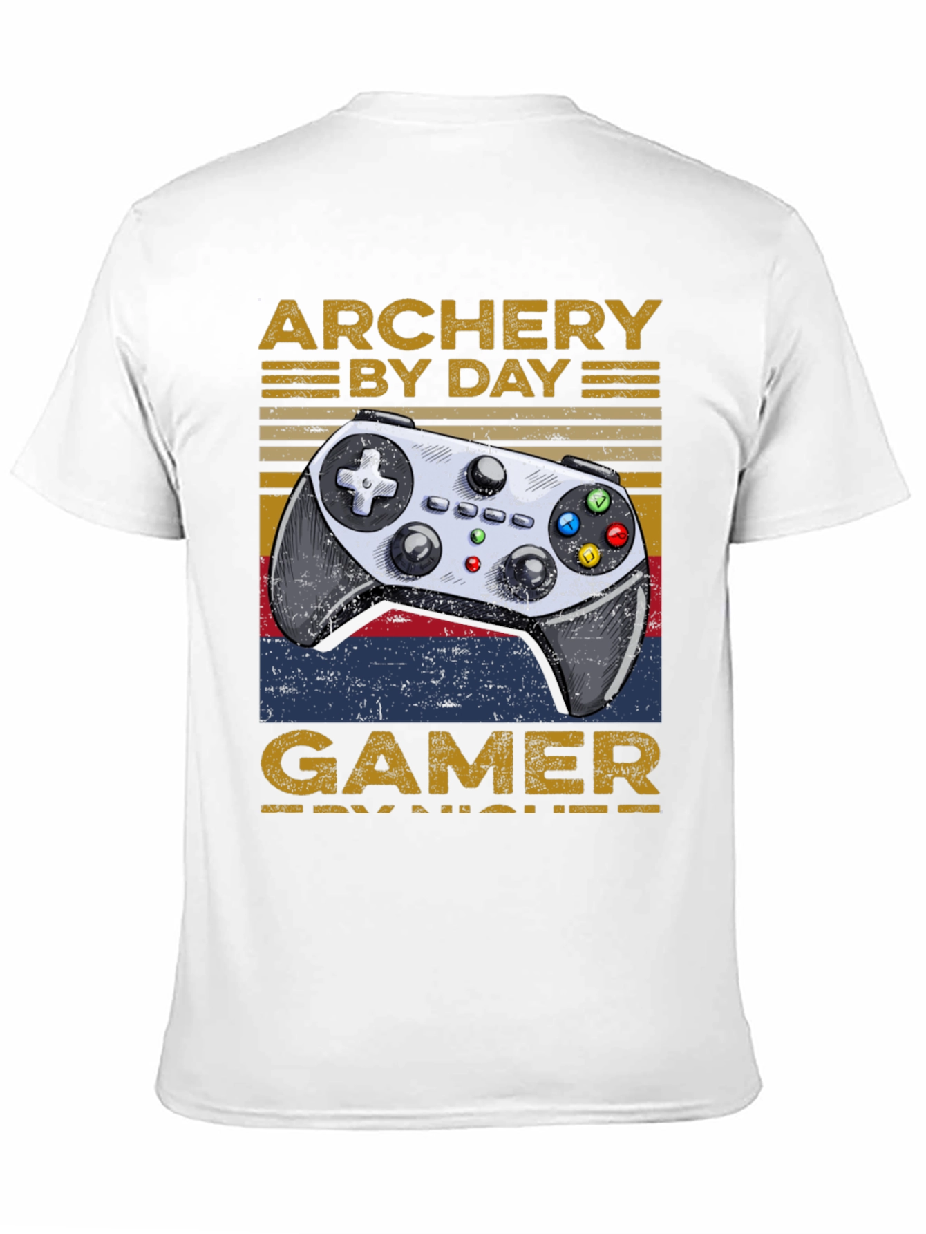 Archery By Day Gamer By Night T-Shirt