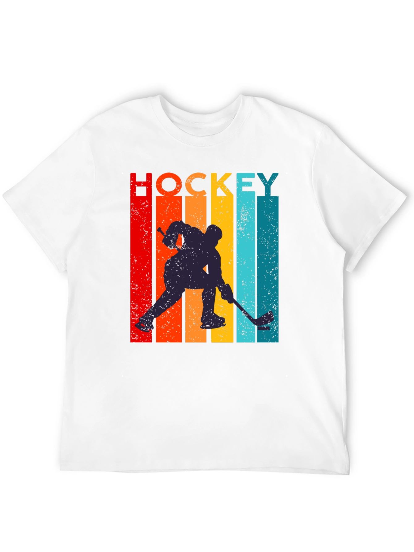 Retro Hockey Player Graphic Tee