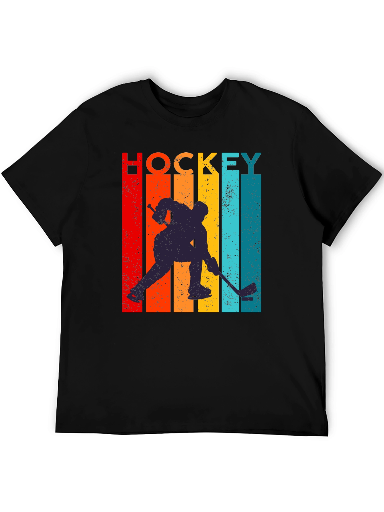 Retro Hockey Player Graphic Tee