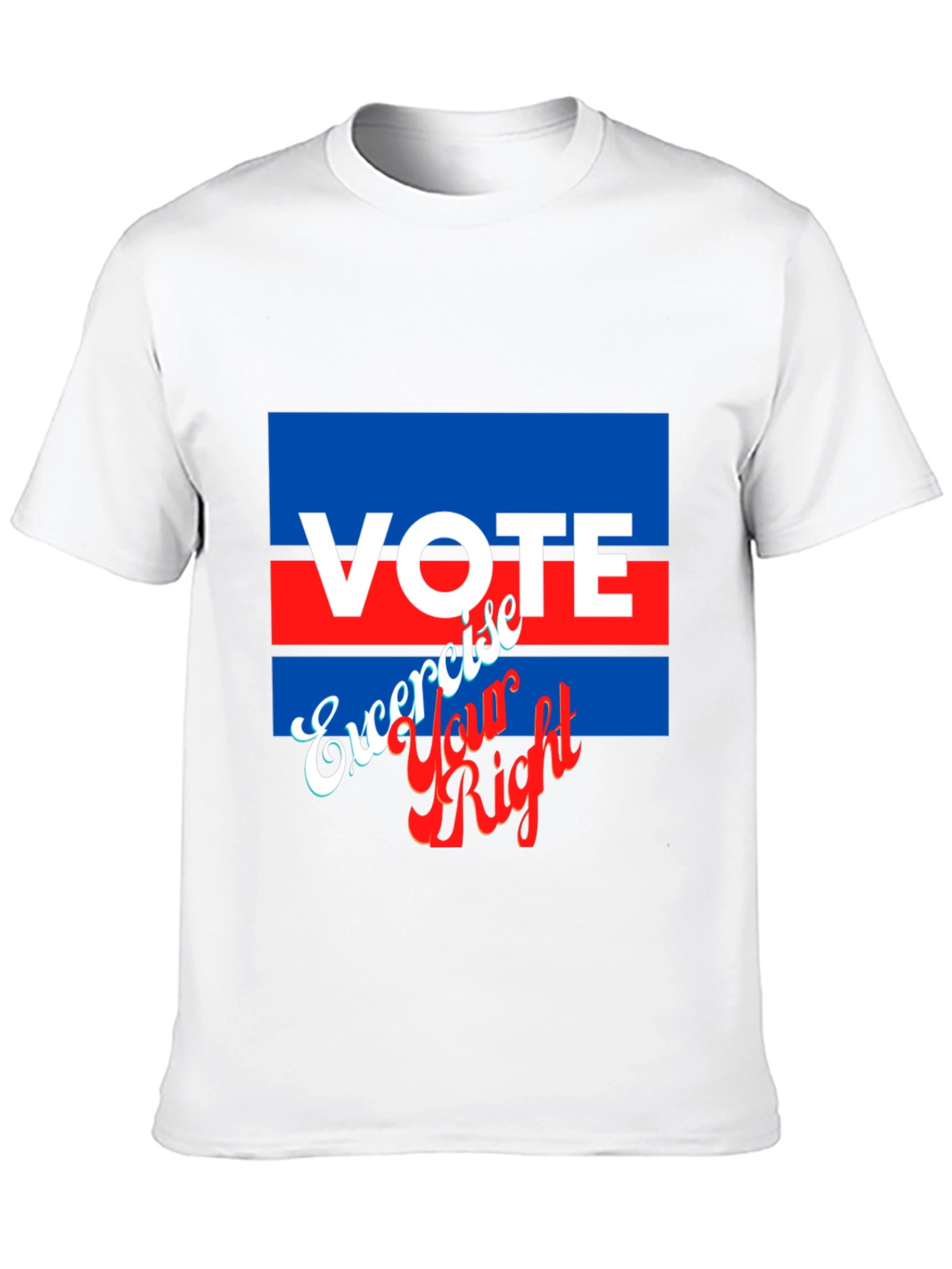 Vote Exercise Your Right Graphic T-Shirt