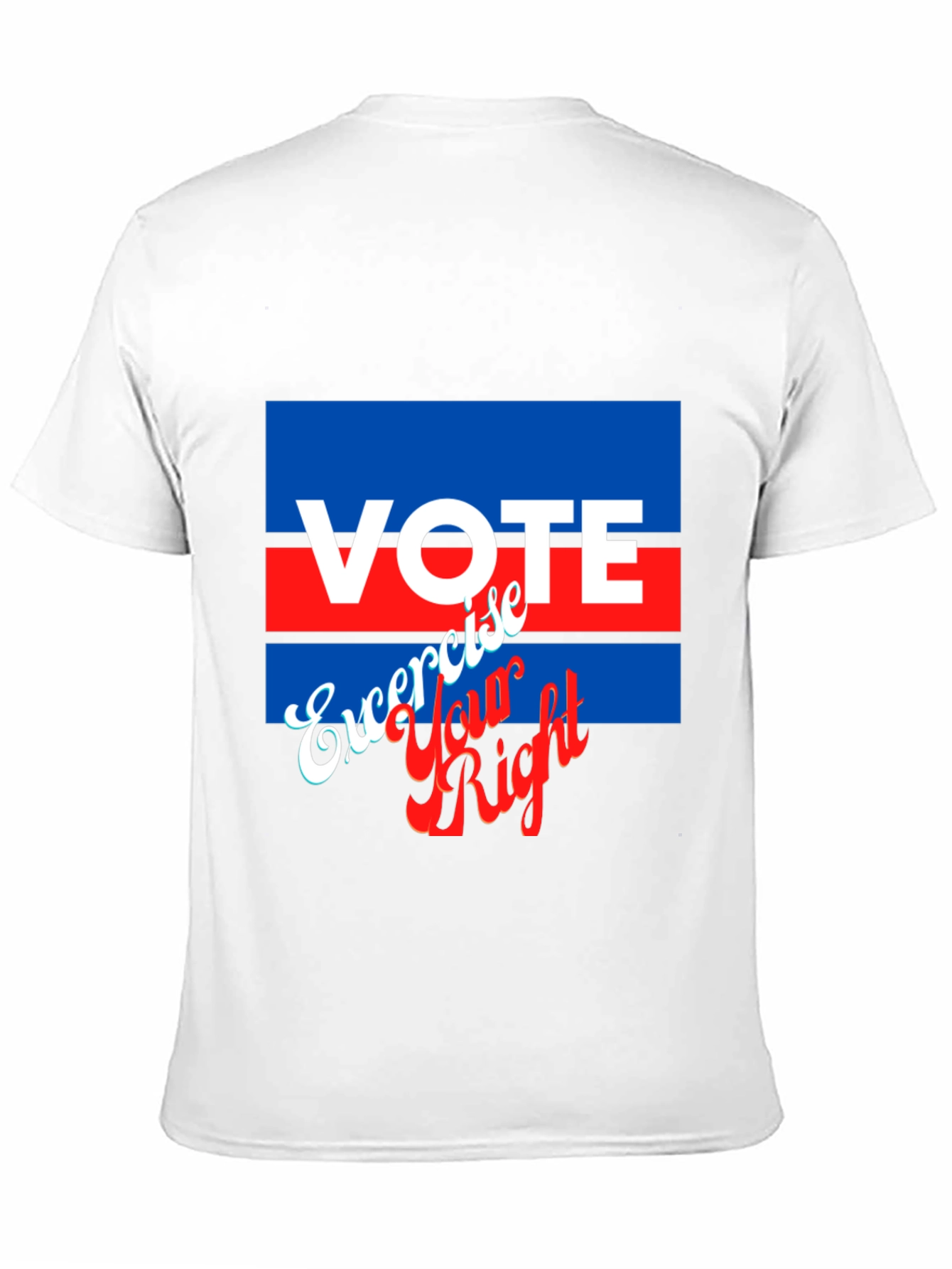 Vote Exercise Your Right Graphic T-Shirt