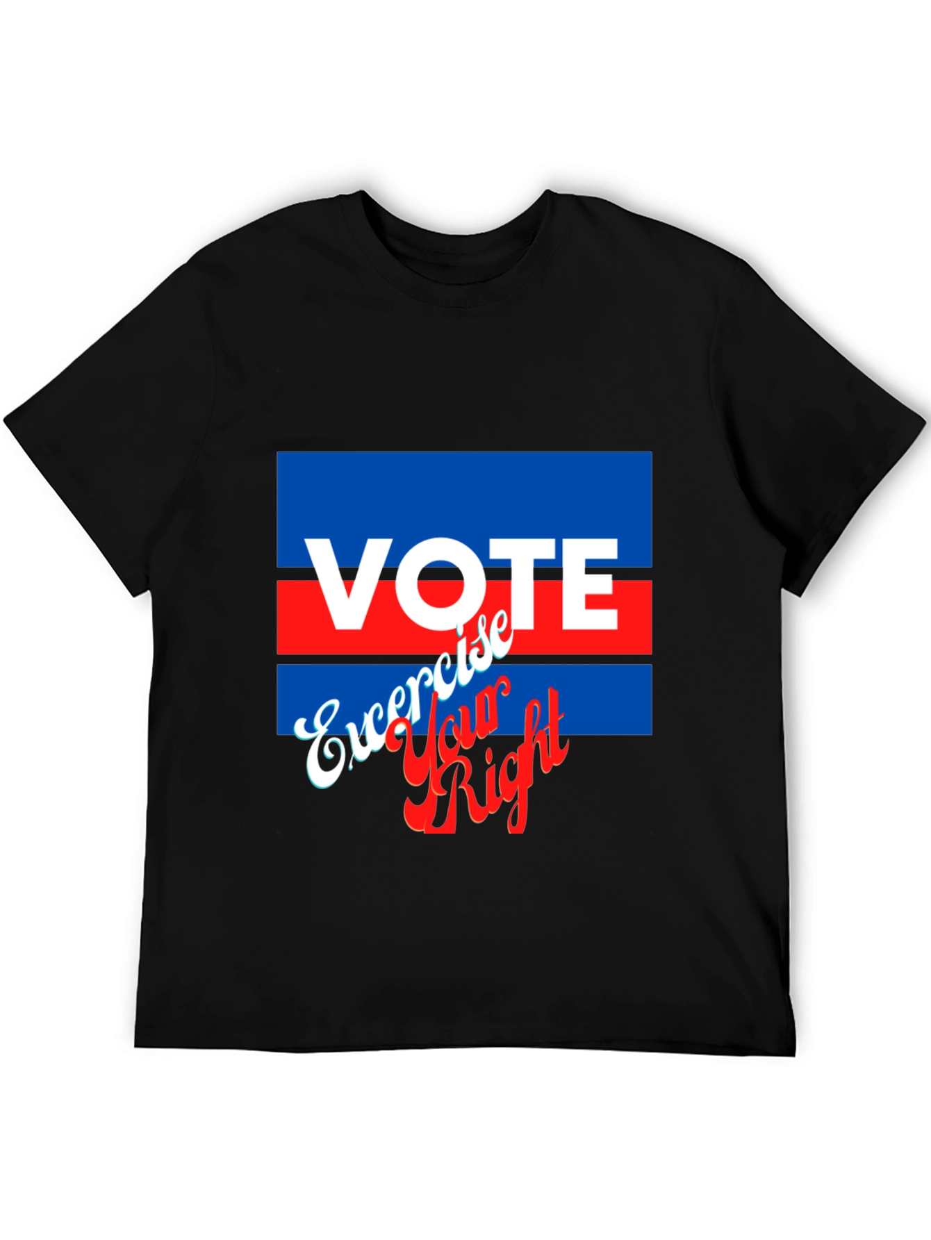Vote Exercise Your Right Graphic T-Shirt