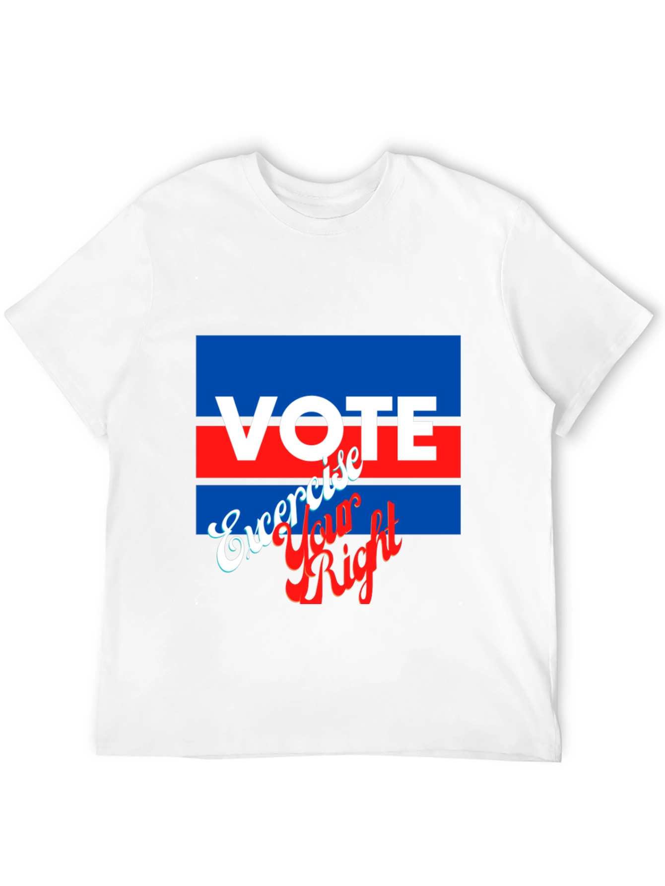 Vote Exercise Your Right Graphic T-Shirt