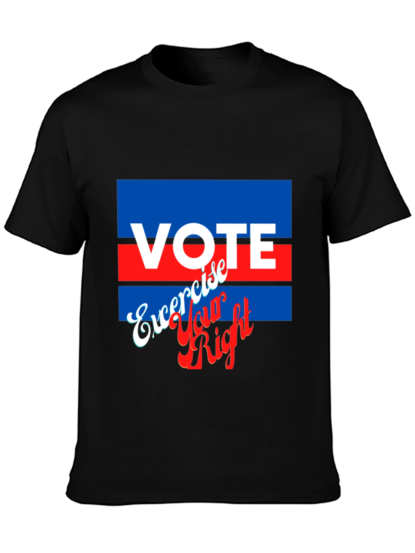 Vote Exercise Your Right Graphic T-Shirt