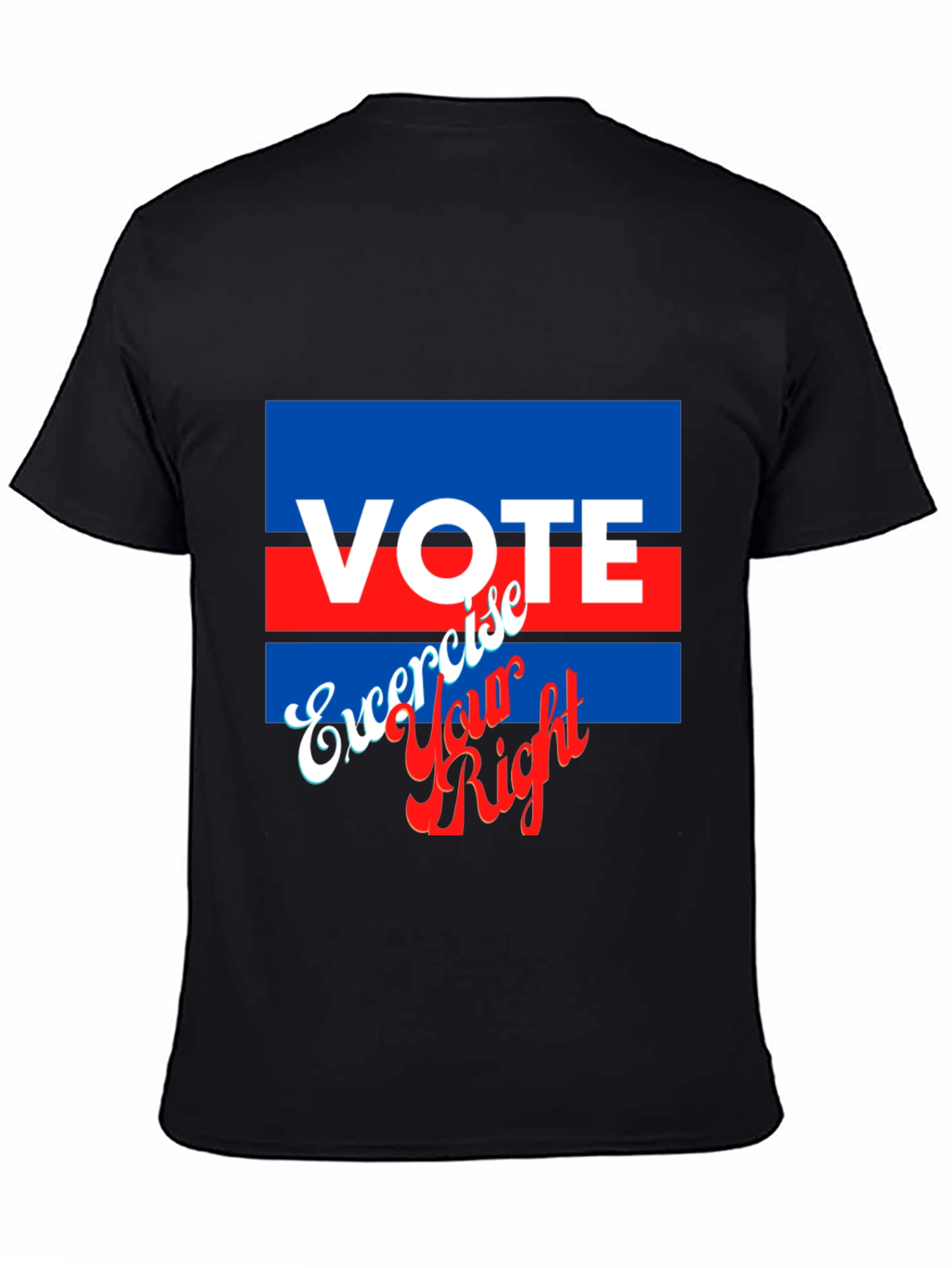 Vote Exercise Your Right Graphic T-Shirt