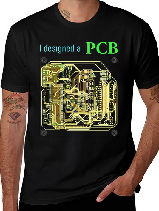 I Designed a PCB T-Shirt - Electronic Circuit Board Design