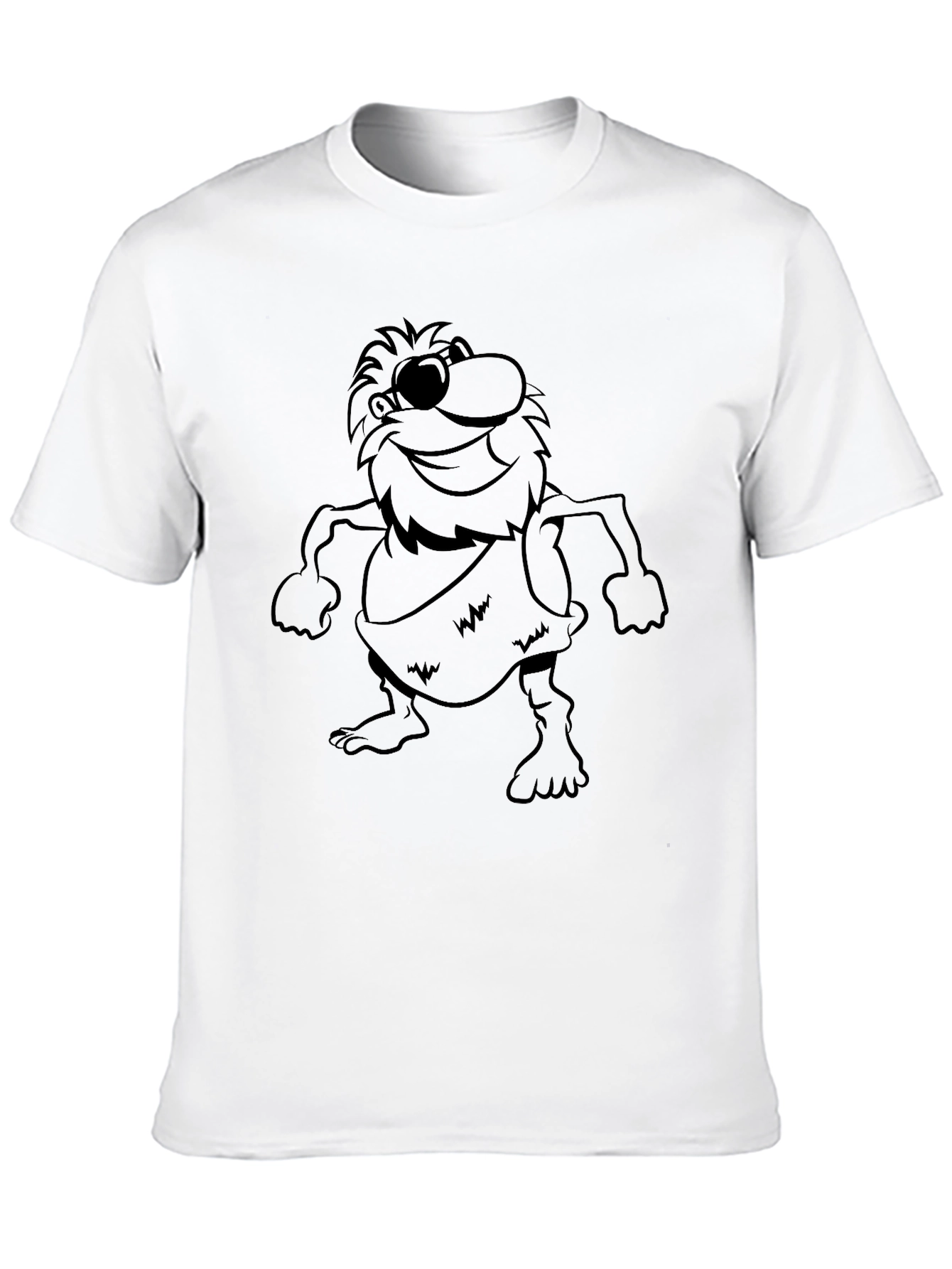 Cartoon Caveman Graphic Tee