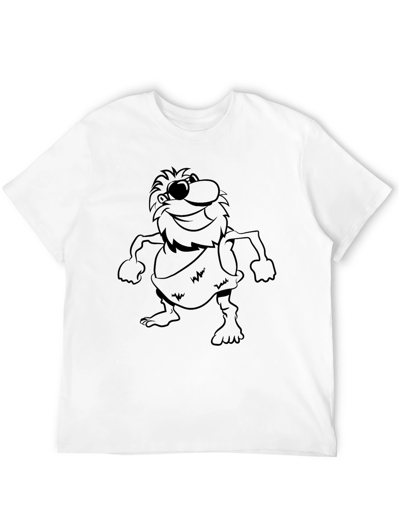 Cartoon Caveman Graphic Tee