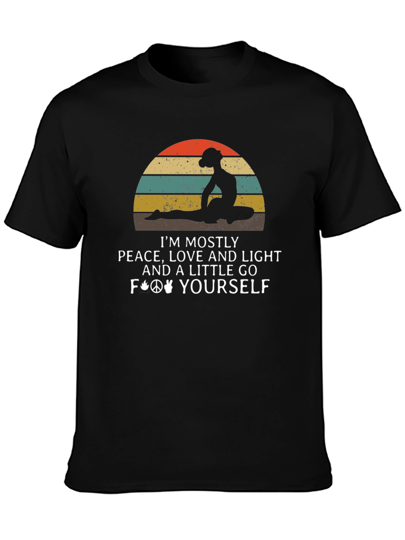 Peace Love Light Graphic T-Shirt