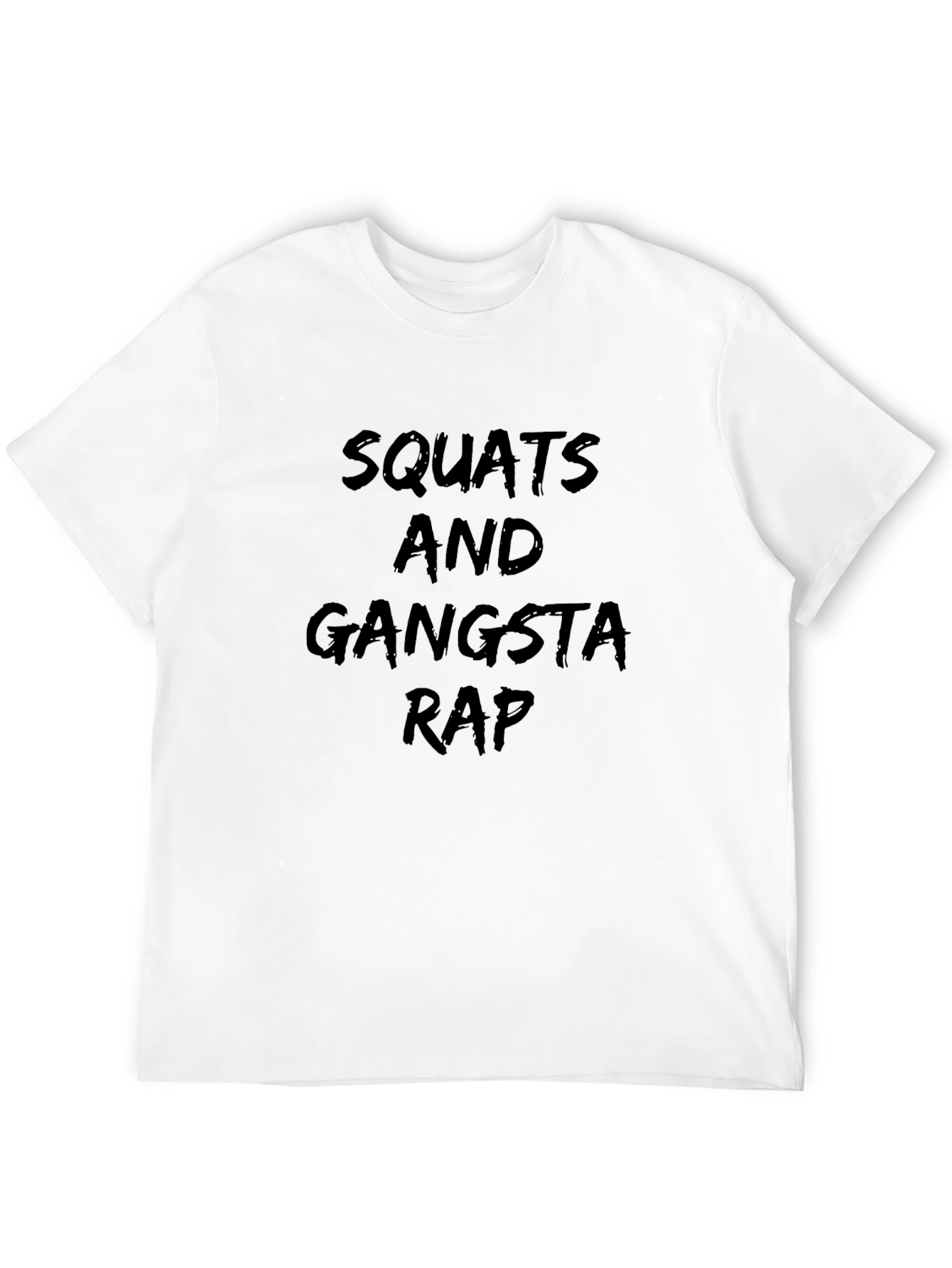 Squats and Gangsta Rap Black T-Shirt