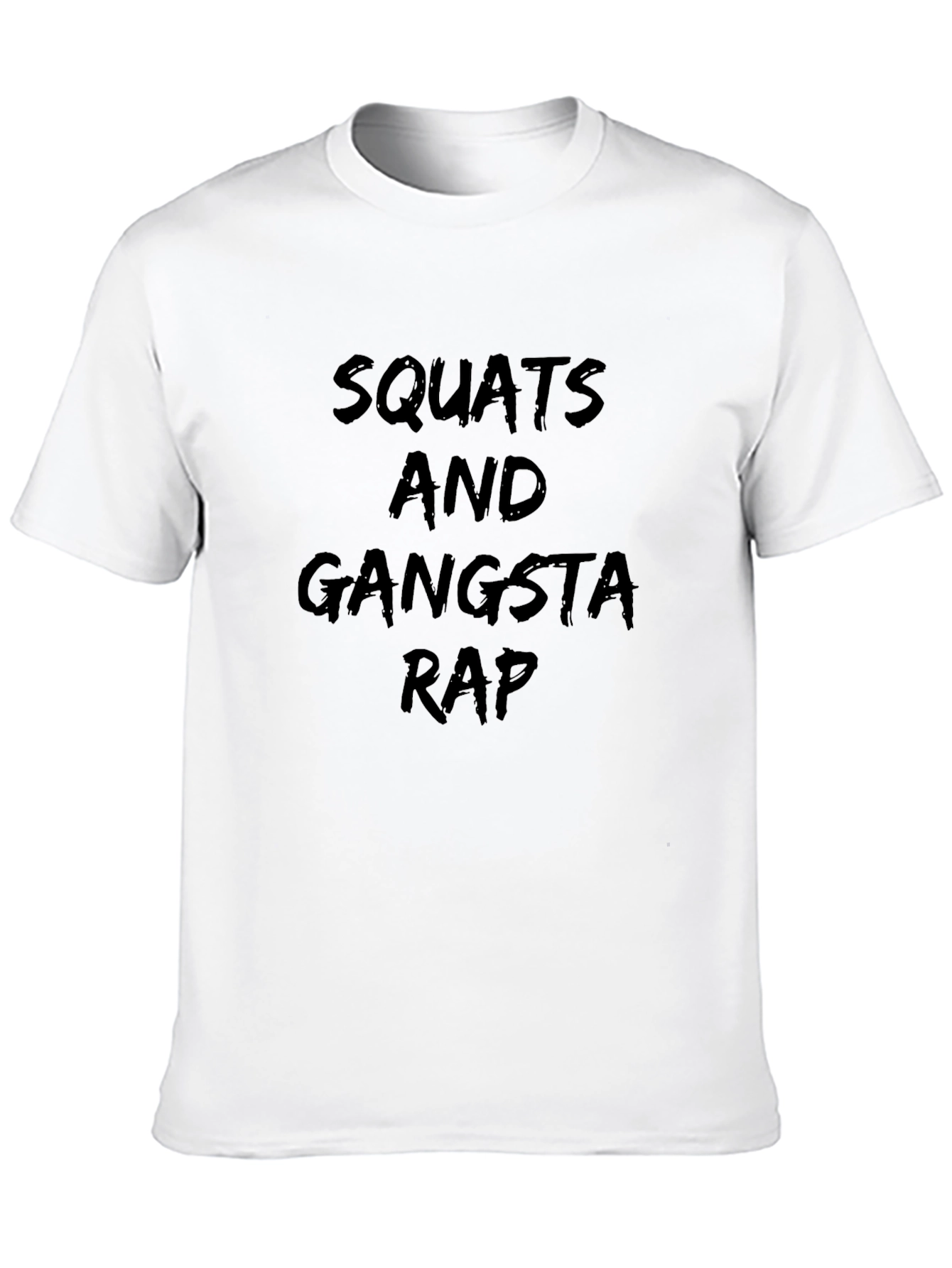 Squats and Gangsta Rap Black T-Shirt