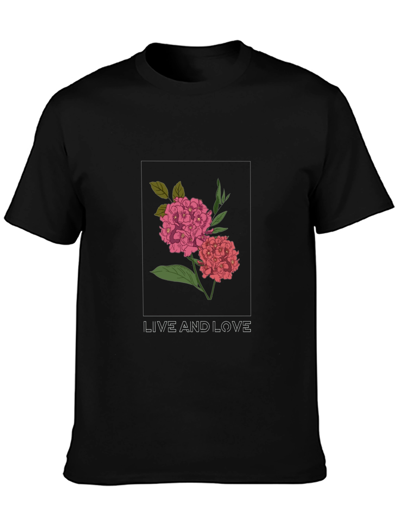 Floral Live and Love Graphic Tee