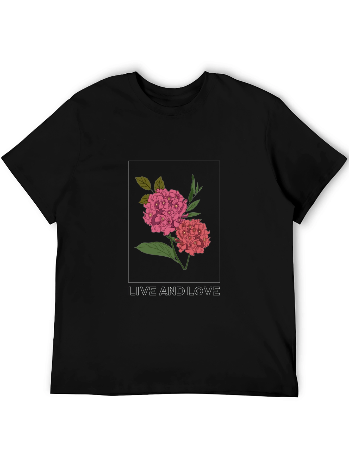 Floral Live and Love Graphic Tee