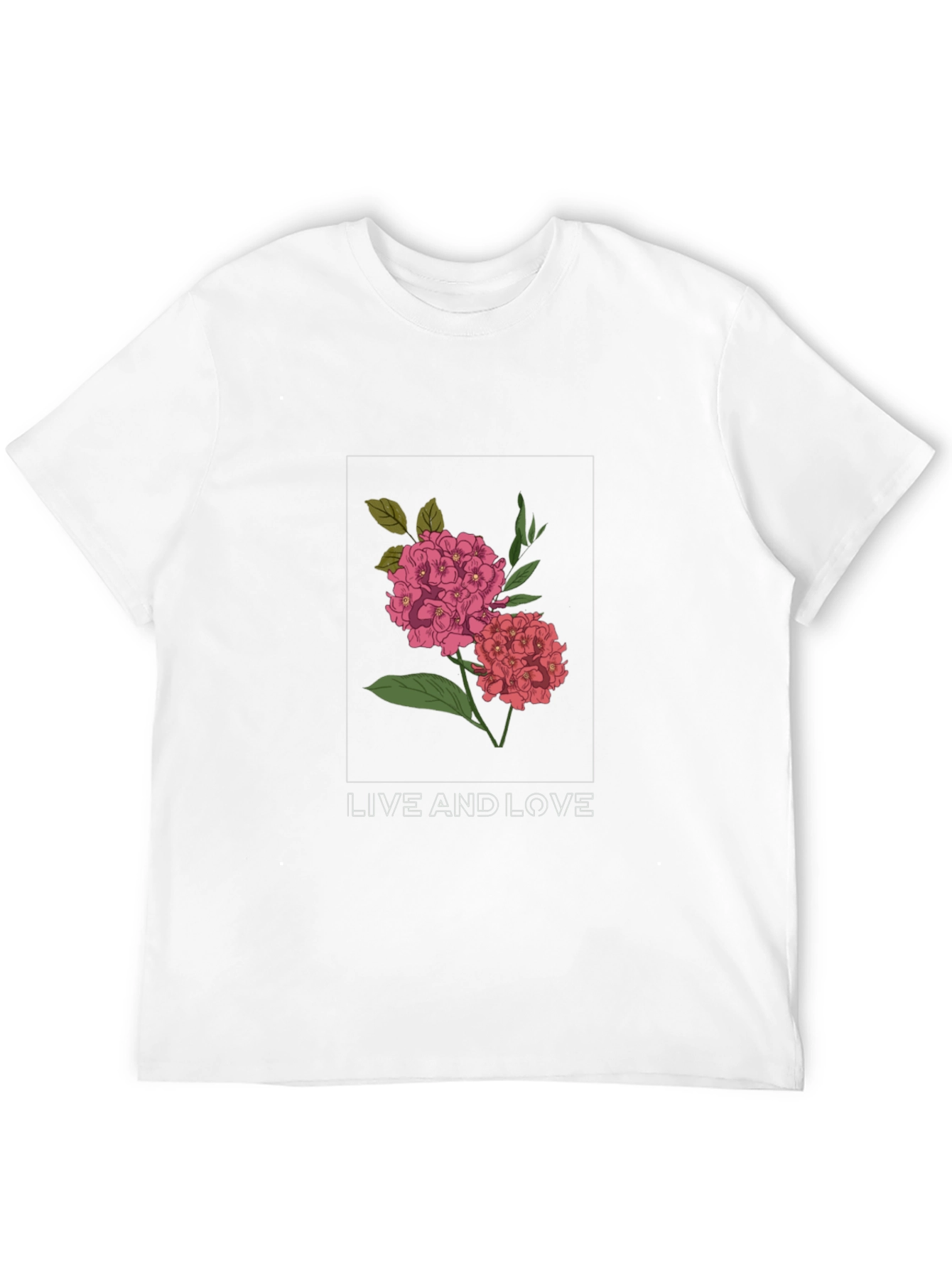 Floral Live and Love Graphic Tee