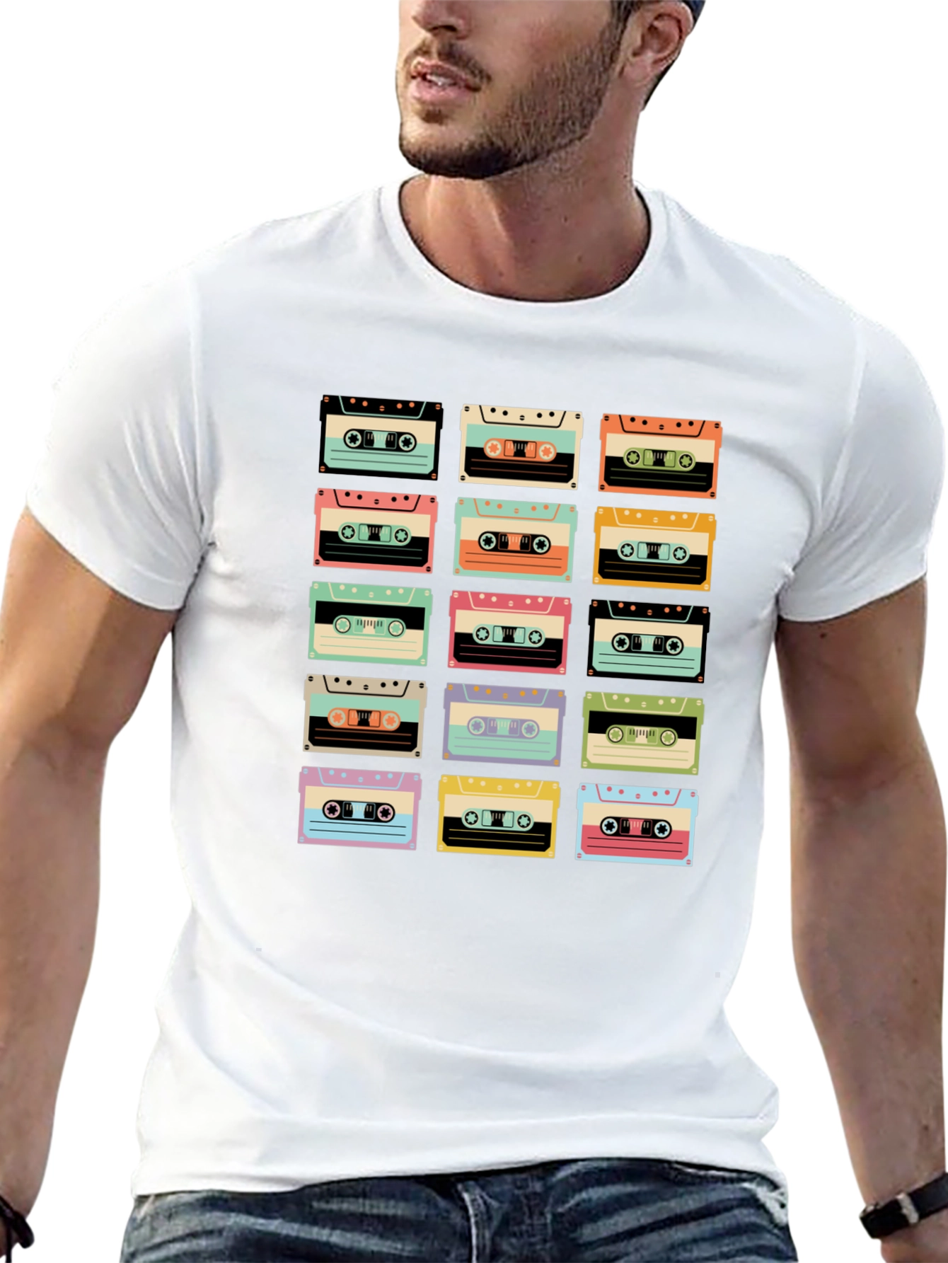 Retro Cassette Tape Graphic Tee