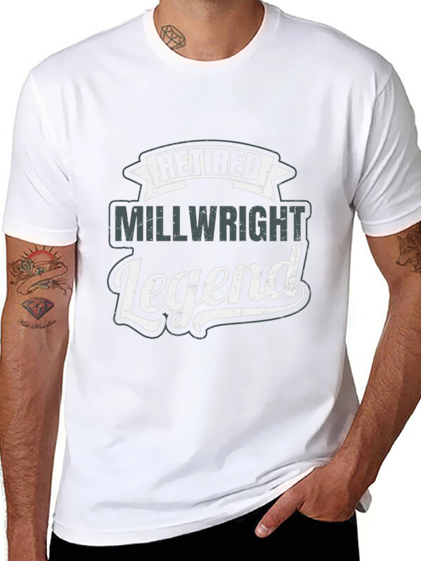 Retired Millwright Legend T-Shirt