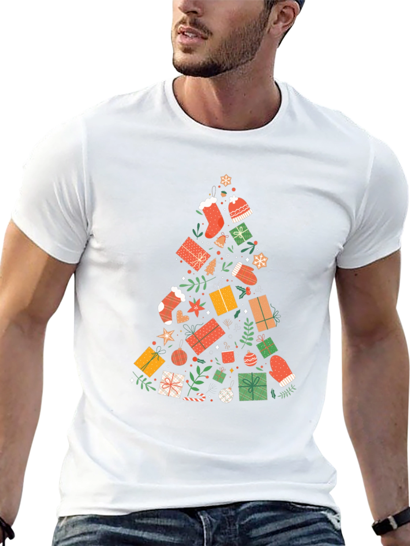 Festive Christmas Tree T-Shirt