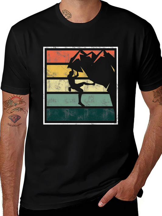 Retro Climbing Graphic Tee