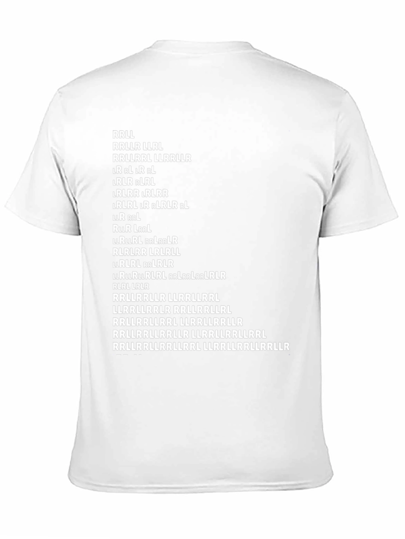 Drum Rudiment Tee: RLL Pattern Shirt