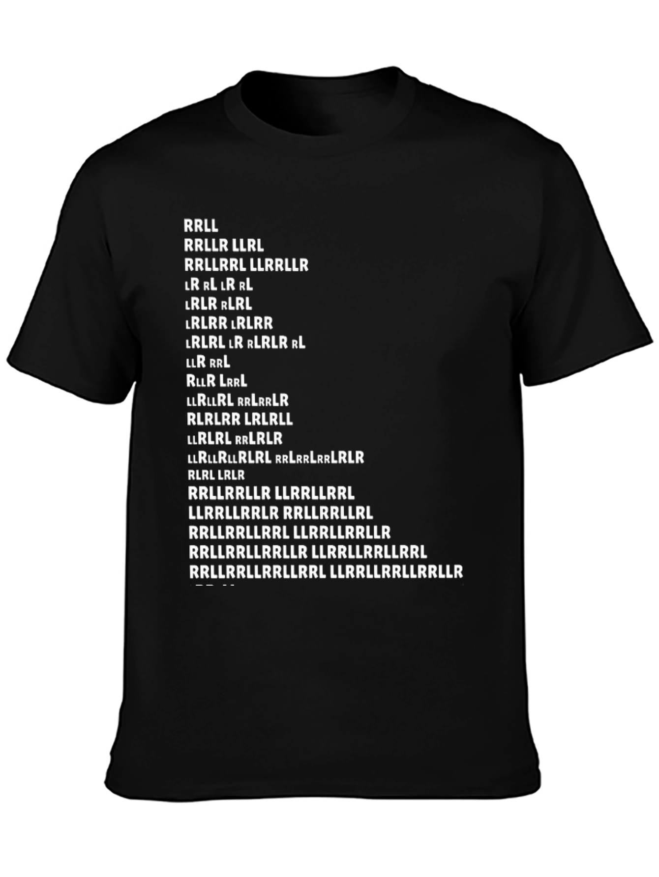 Drum Rudiment Tee: RLL Pattern Shirt