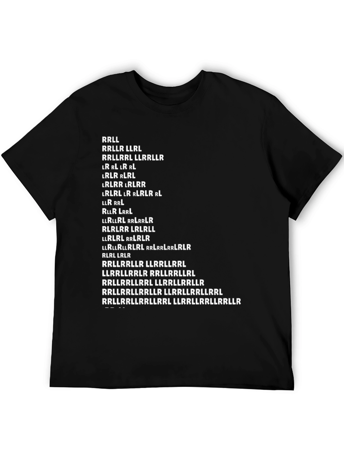 Drum Rudiment Tee: RLL Pattern Shirt
