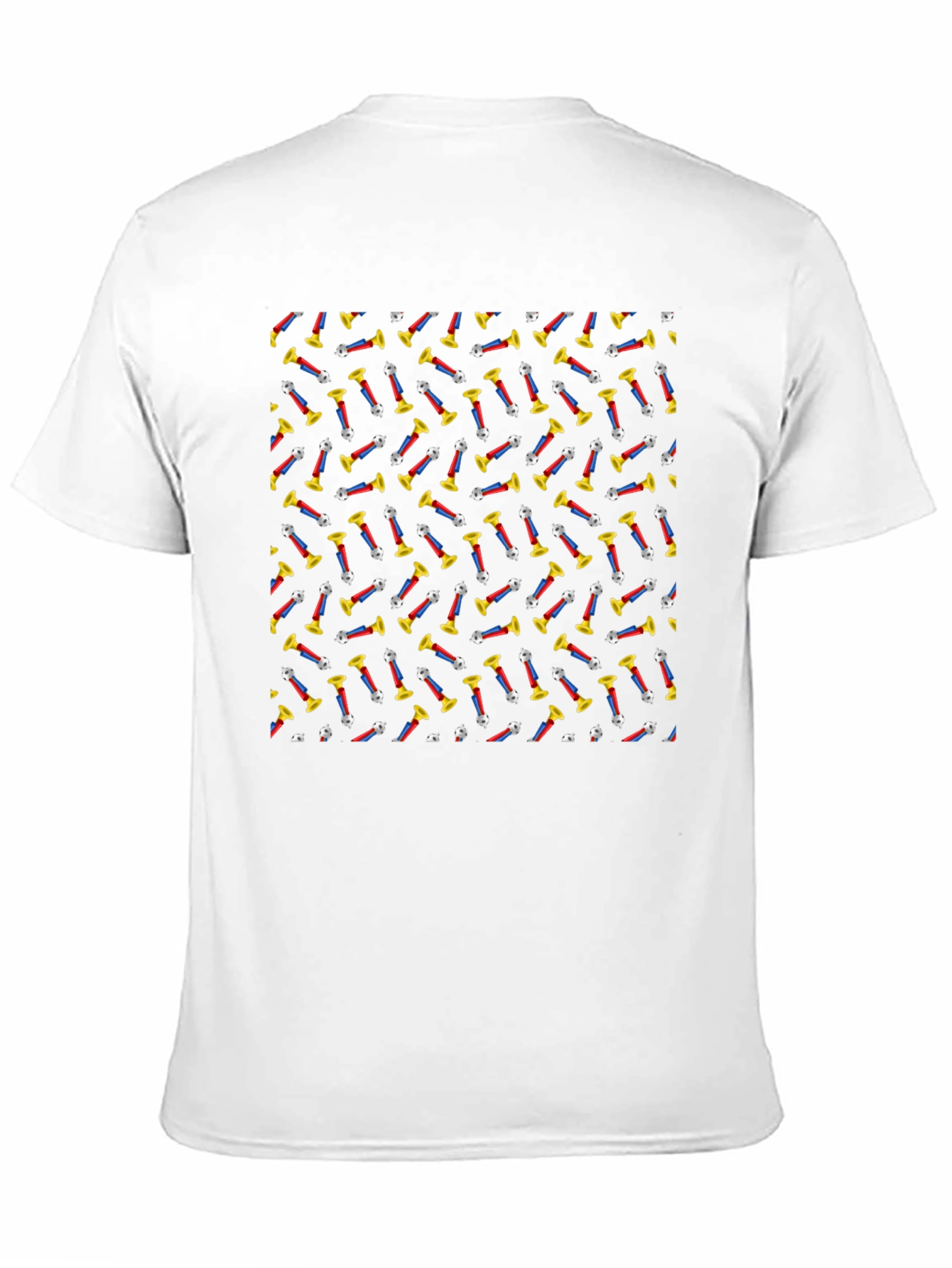 Retro PEZ Dispenser Pattern Black T-Shirt