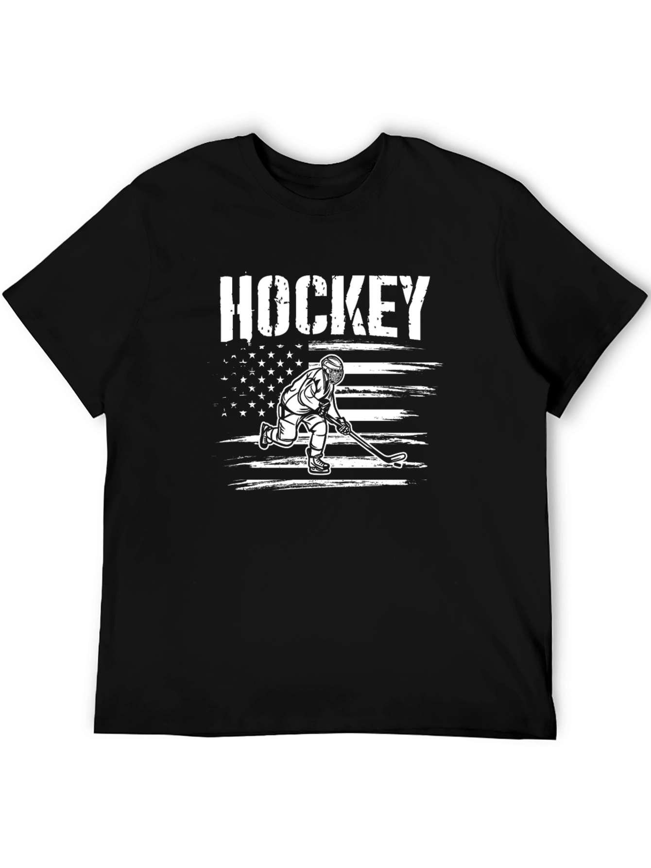 Hockey USA Flag Graphic Tee