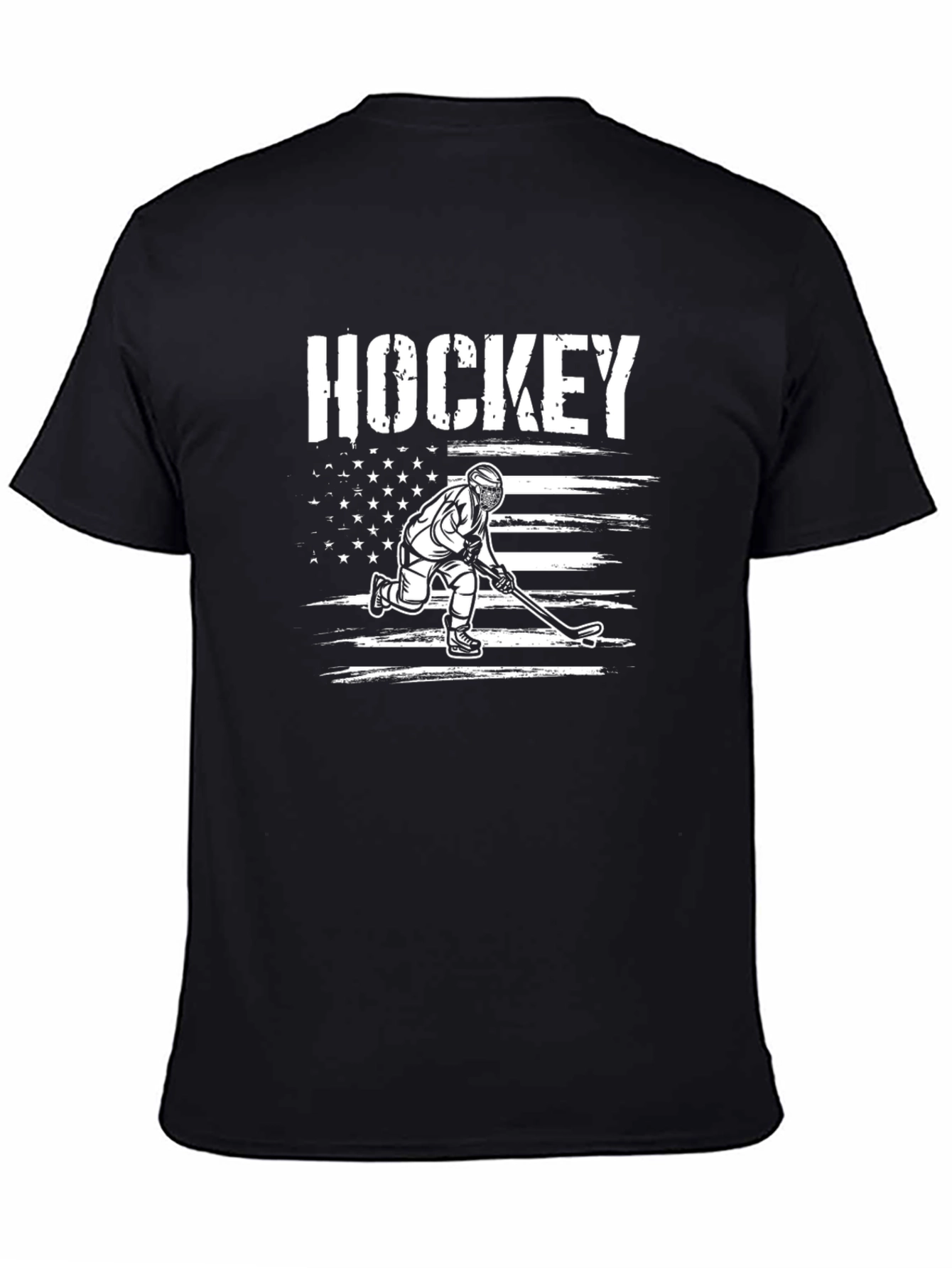 Hockey USA Flag Graphic Tee