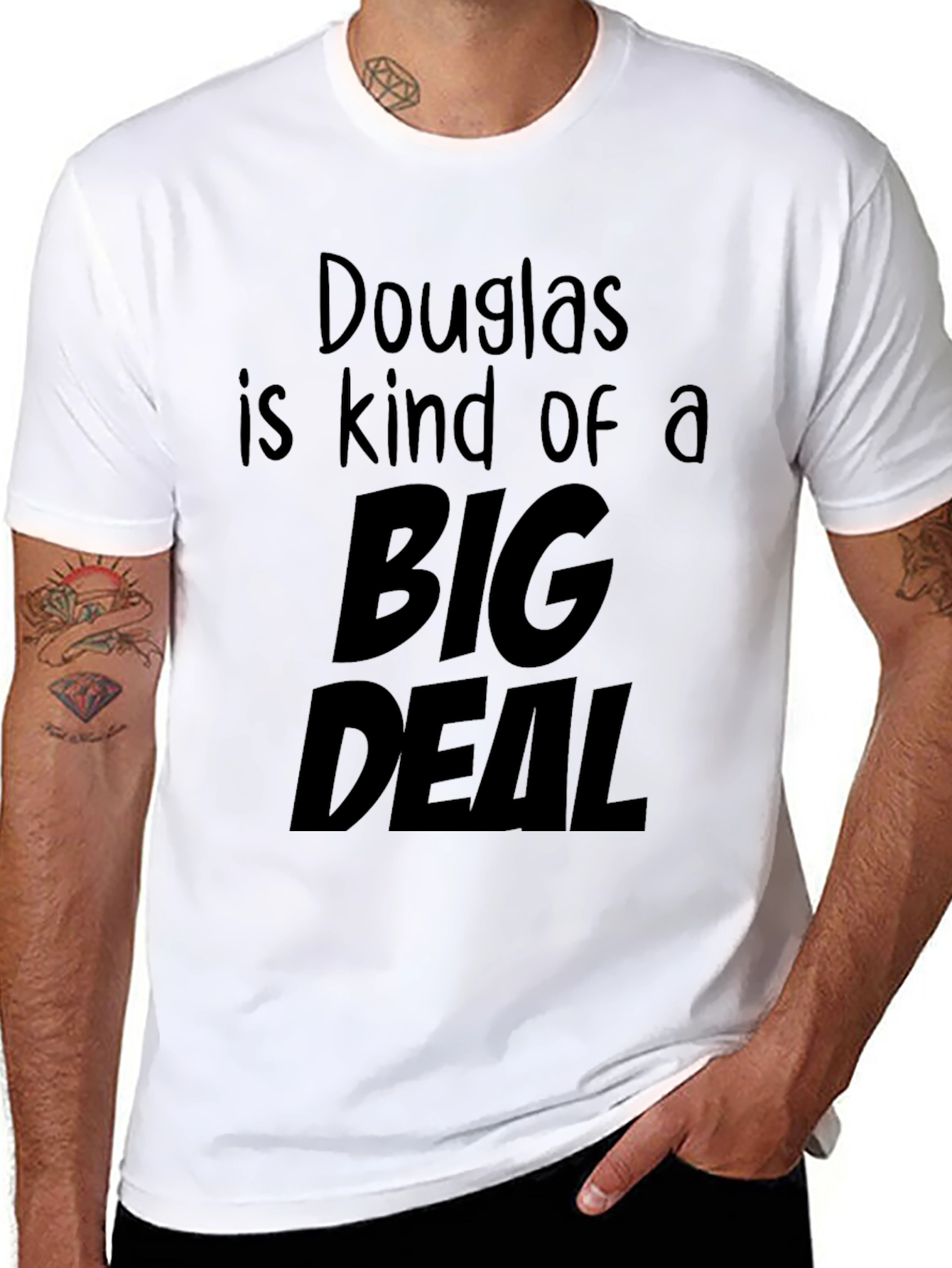 Douglas is Kind of a Big Deal Black T-Shirt