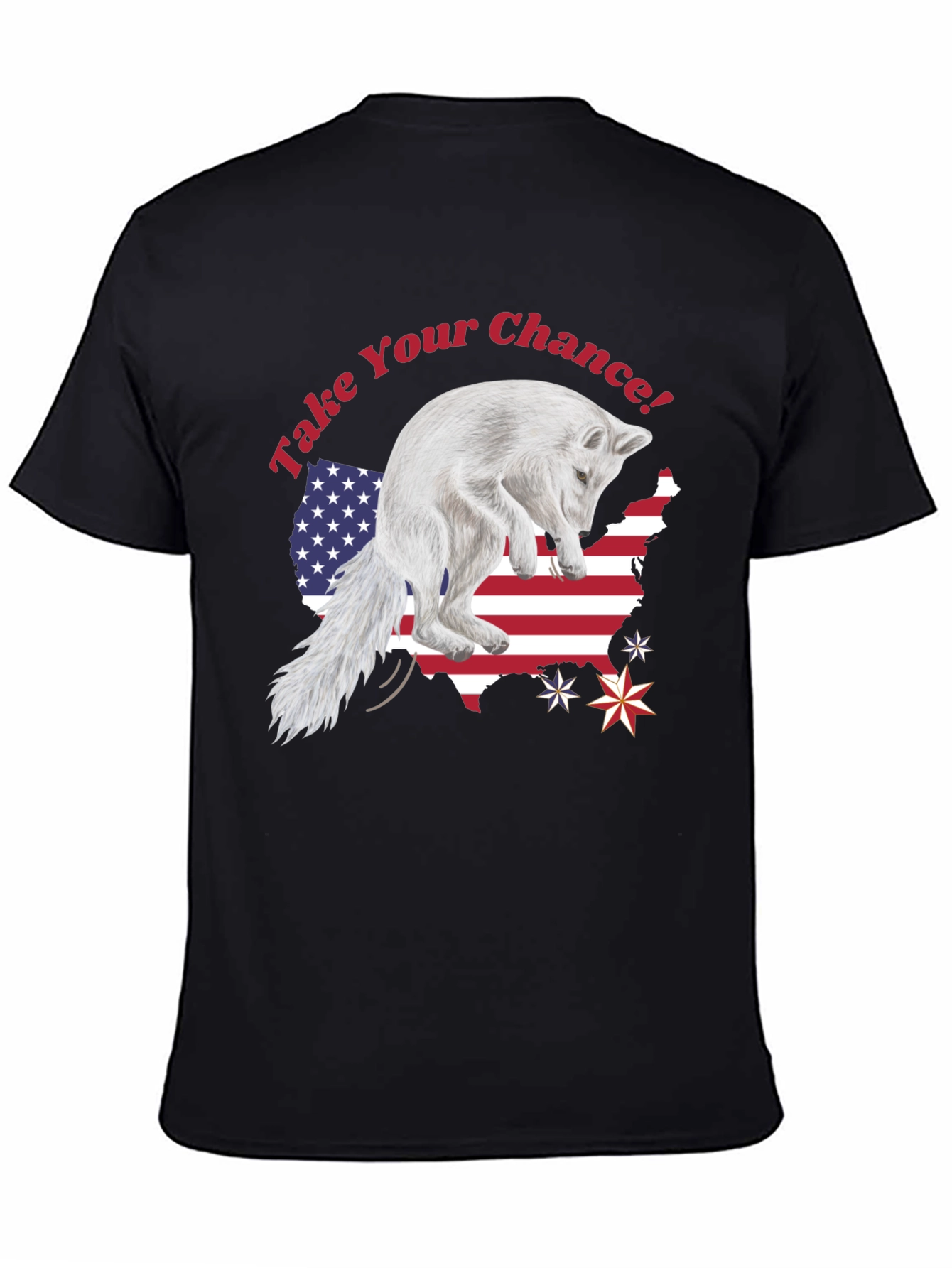 Take Your Chance Fox Patriotic T-Shirt