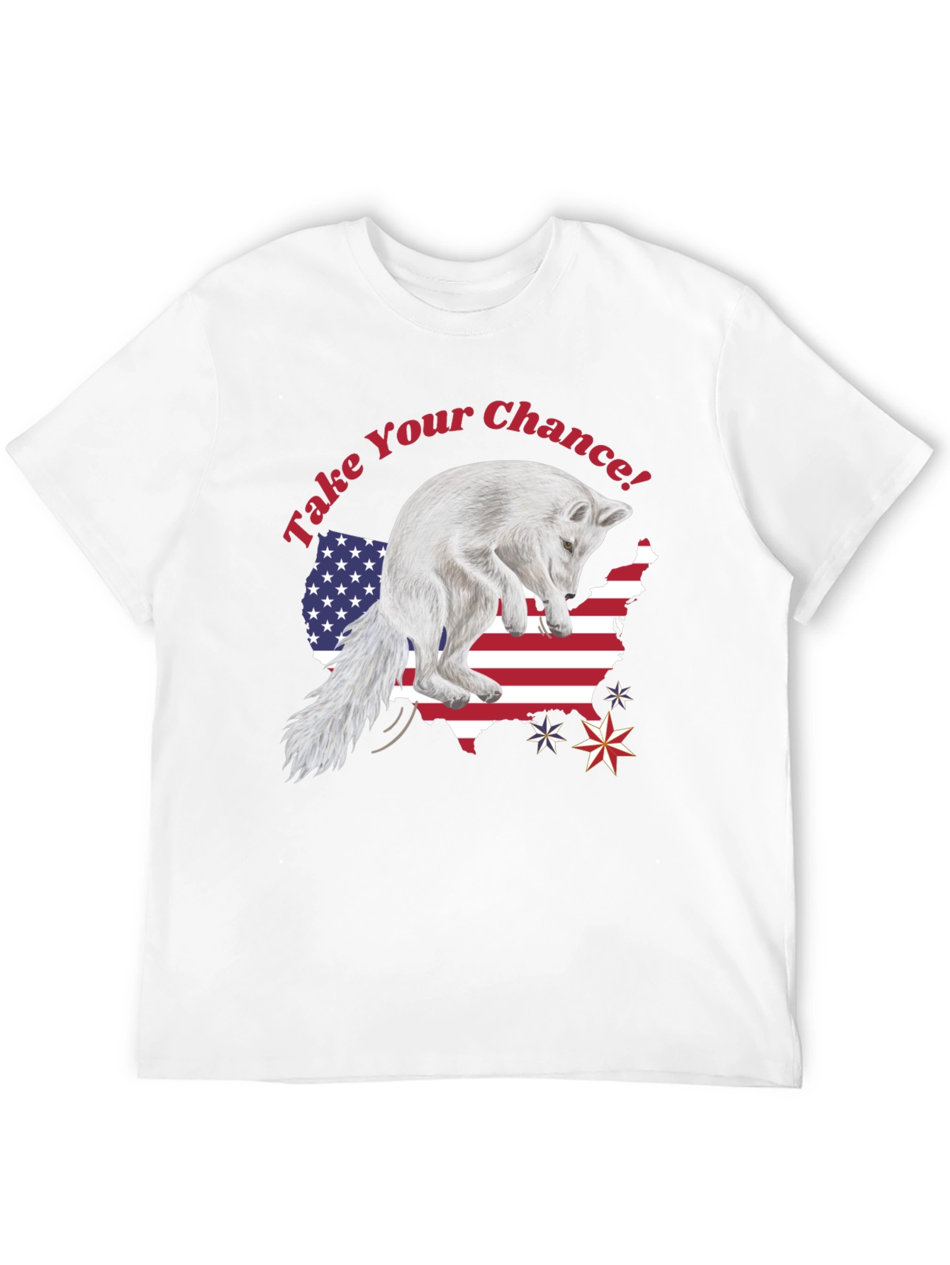 Take Your Chance Fox Patriotic T-Shirt
