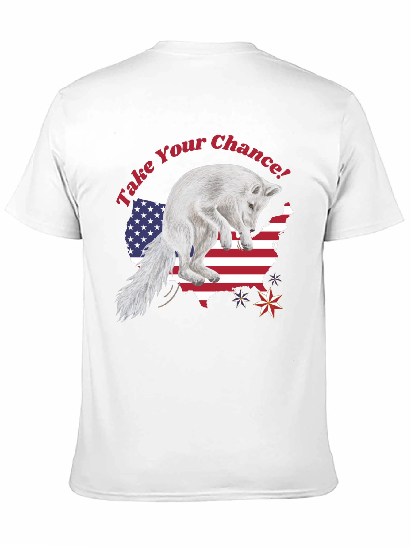 Take Your Chance Fox Patriotic T-Shirt
