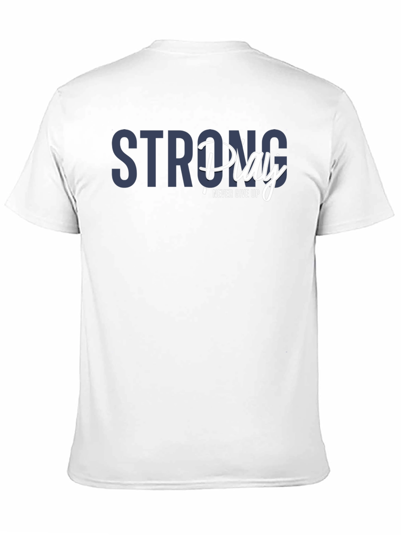 Strong Play Mens Black Graphic T-Shirt