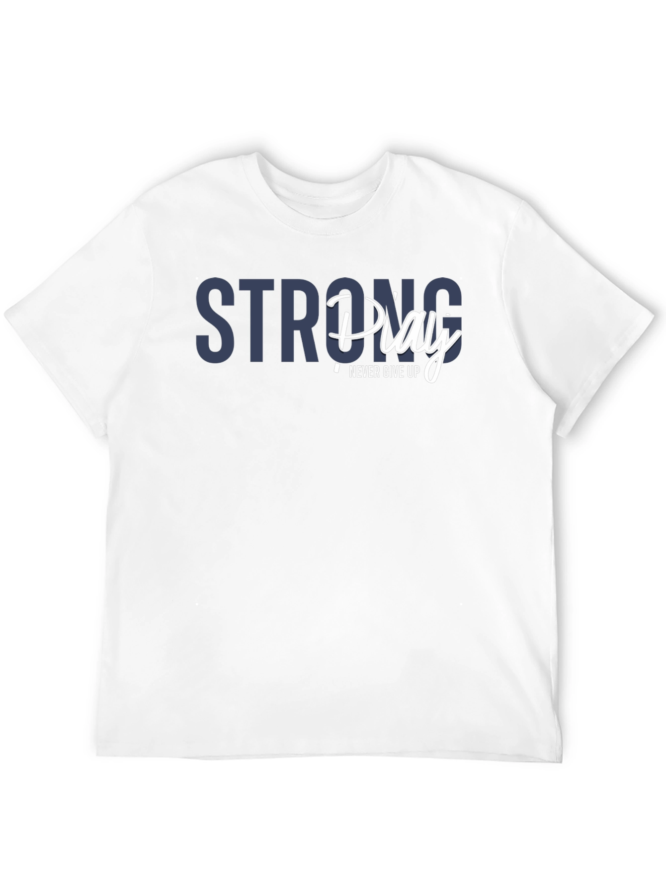 Strong Play Mens Black Graphic T-Shirt