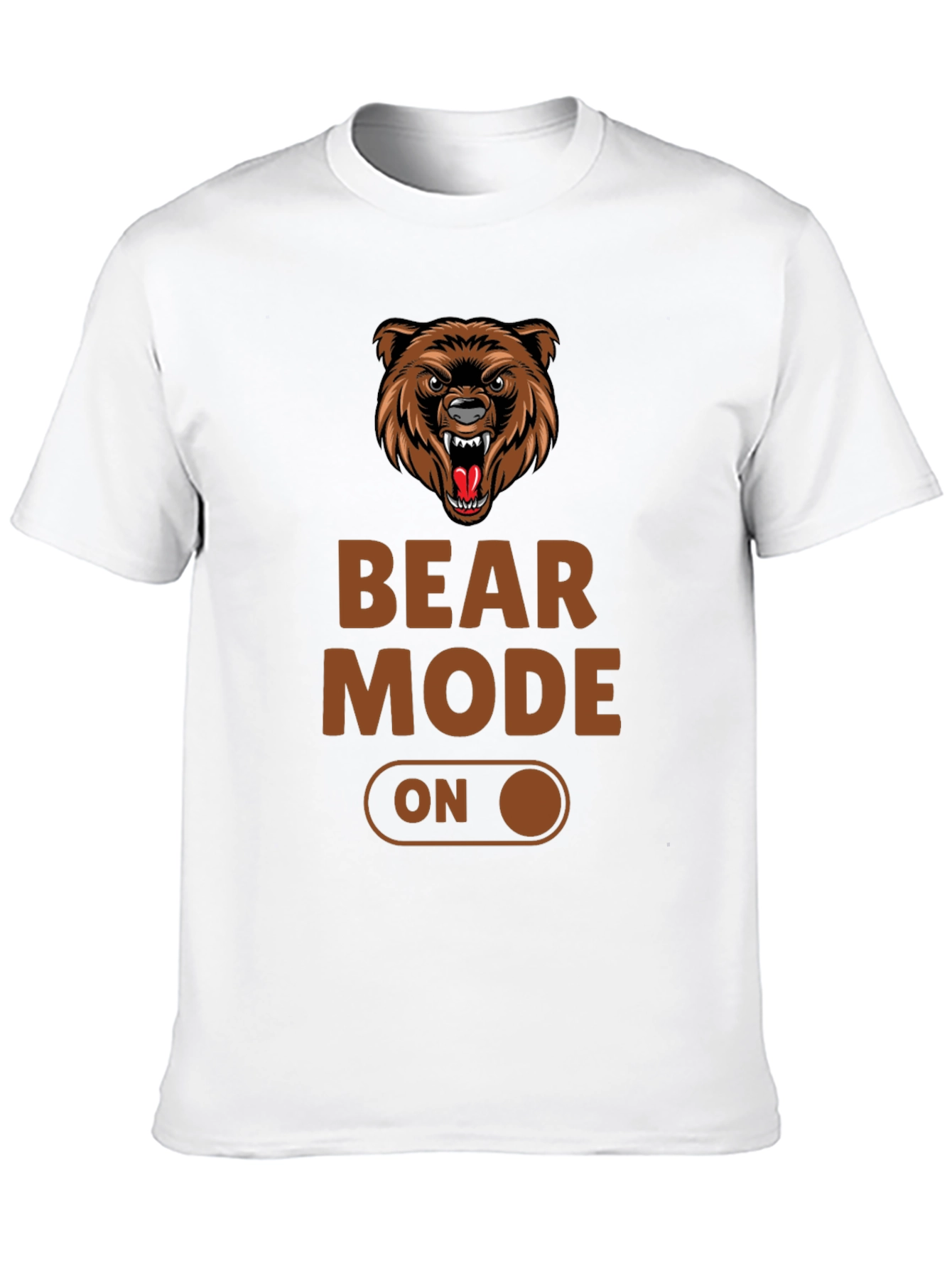 Bear Mode On T-Shirt - Black