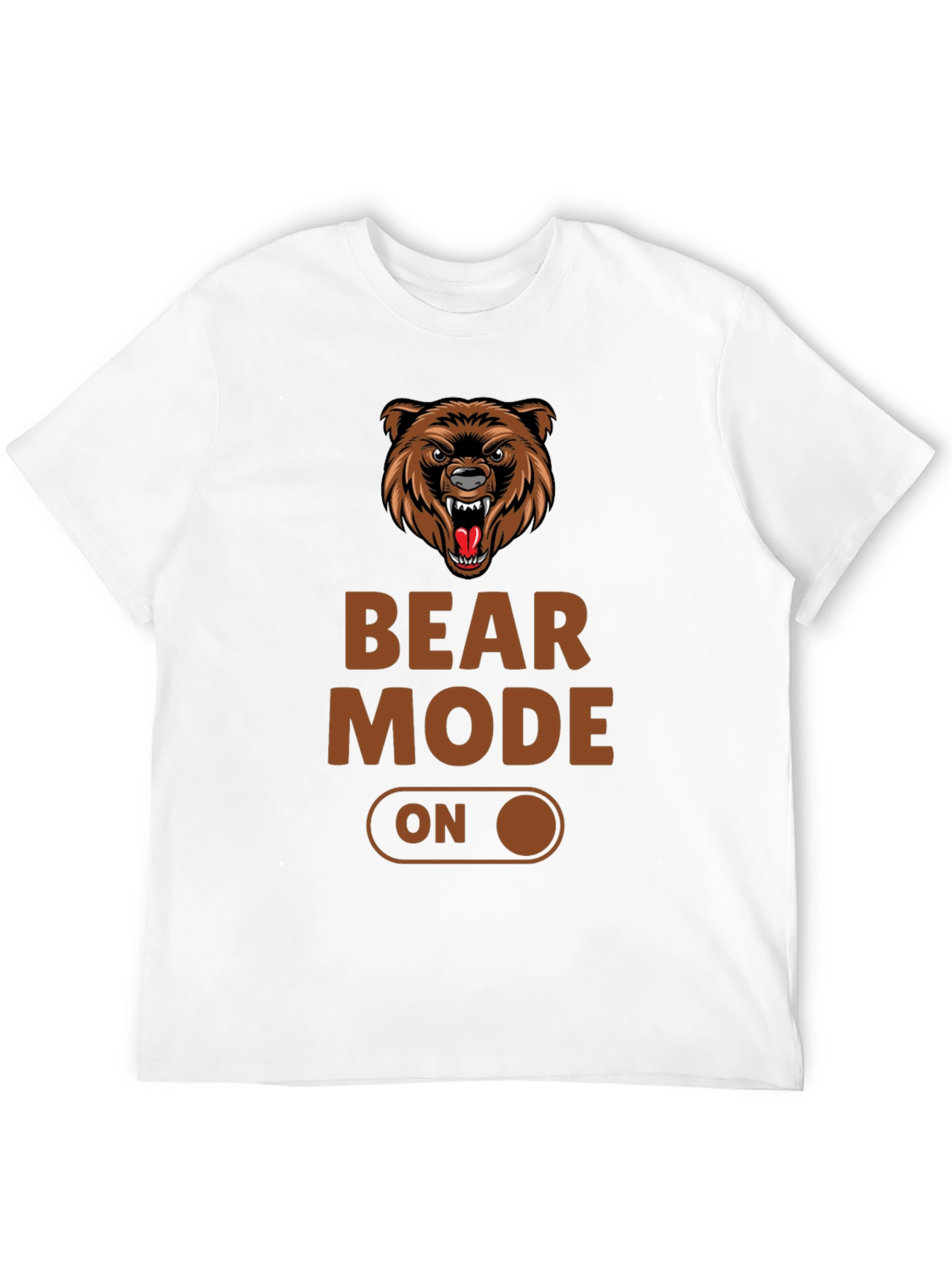 Bear Mode On T-Shirt - Black