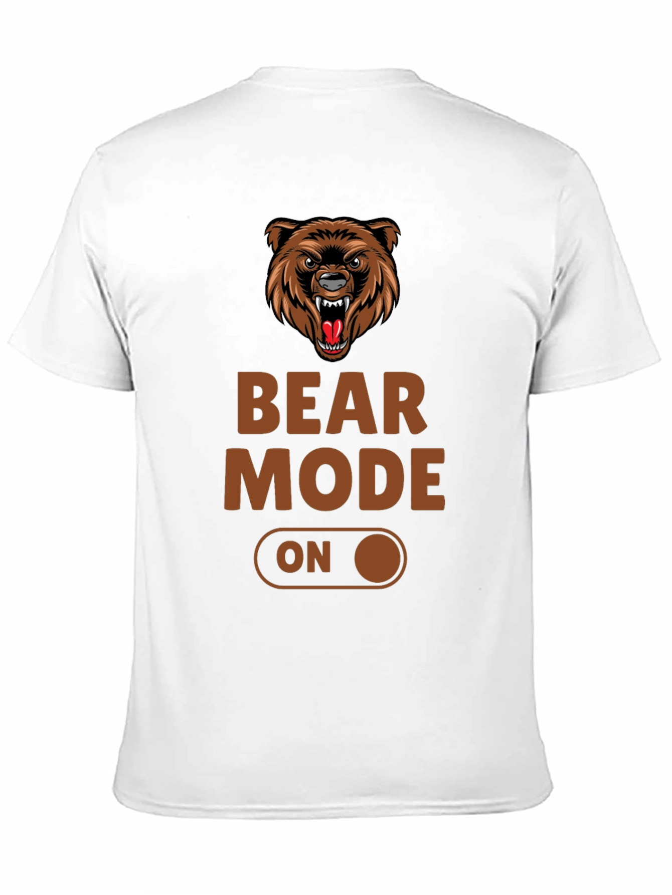 Bear Mode On T-Shirt - Black