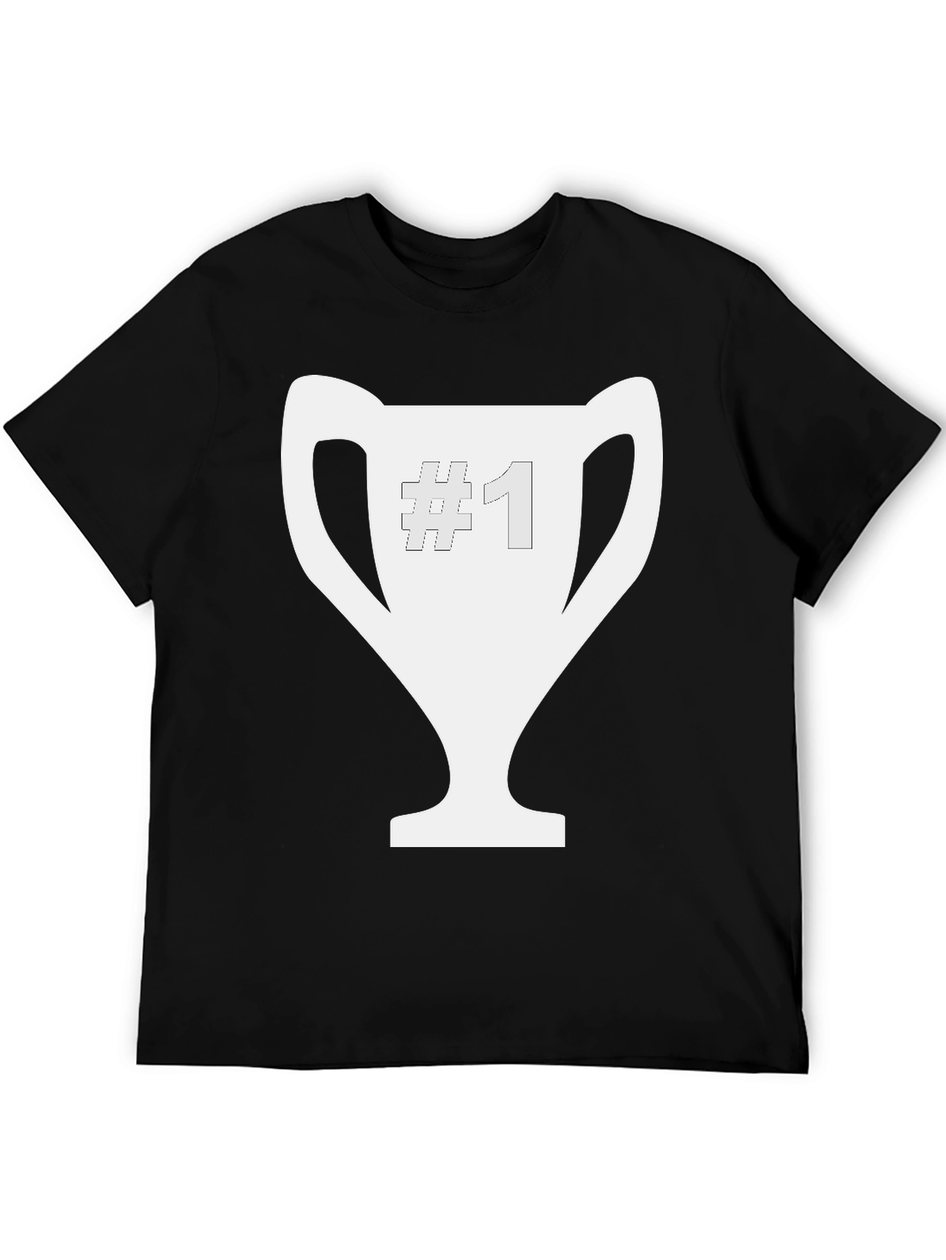 Number One Champion Black Tee