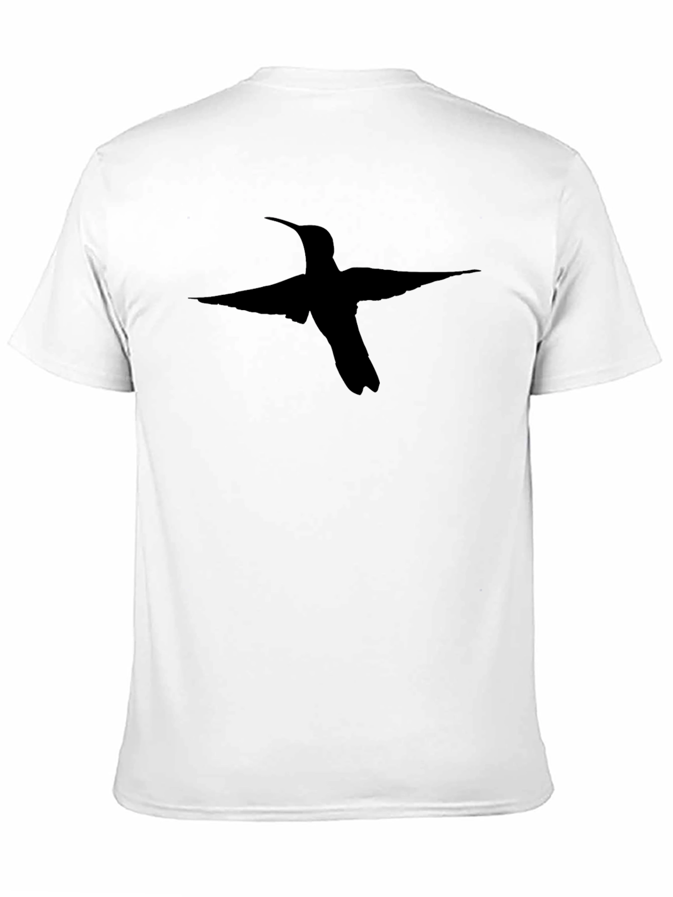 Black Hummingbird Graphic Tee - Stylish Bird Lovers T-Shirt