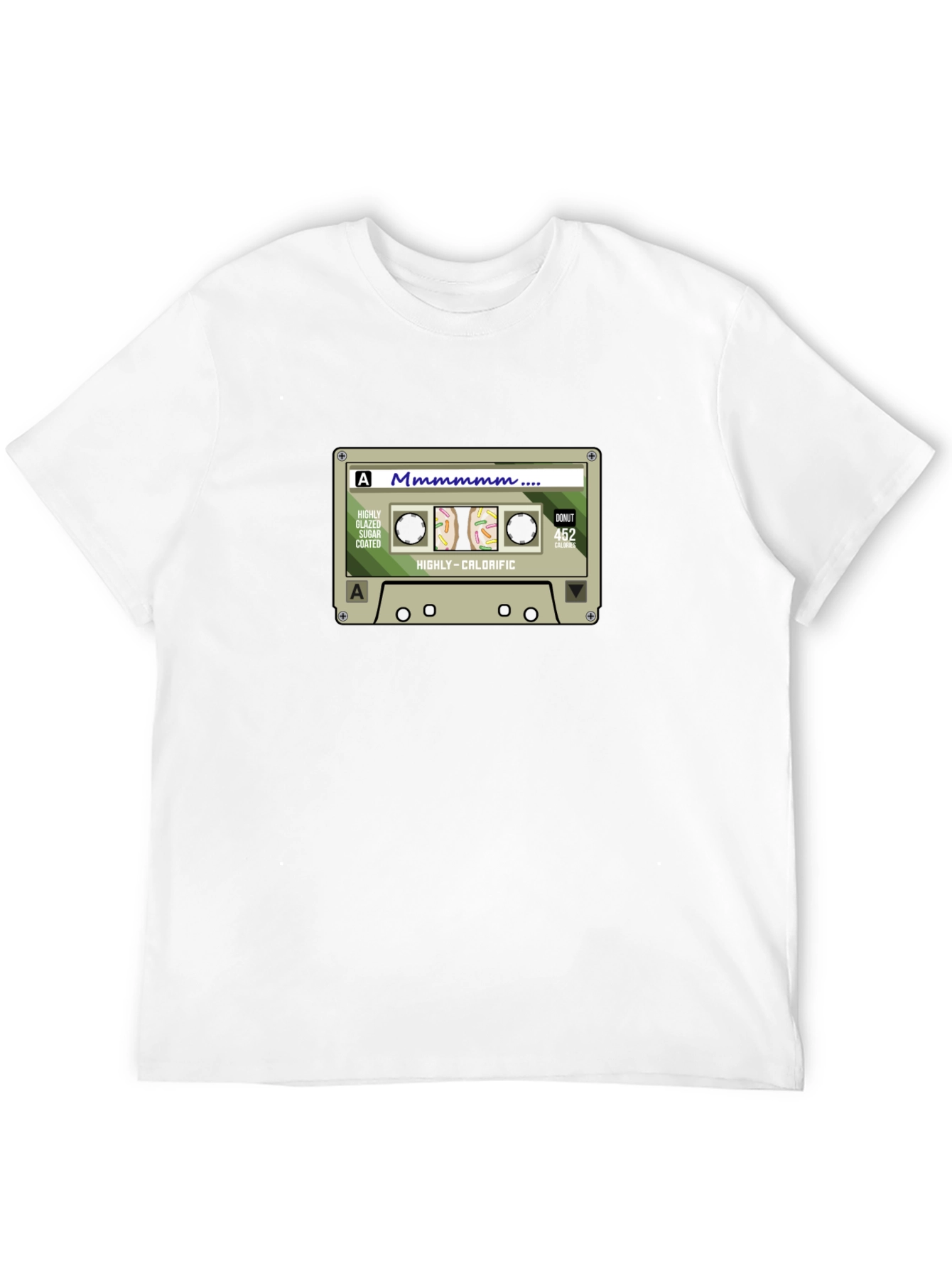 Mmmmmm Donut Cassette T-Shirt - Highly-Calorific