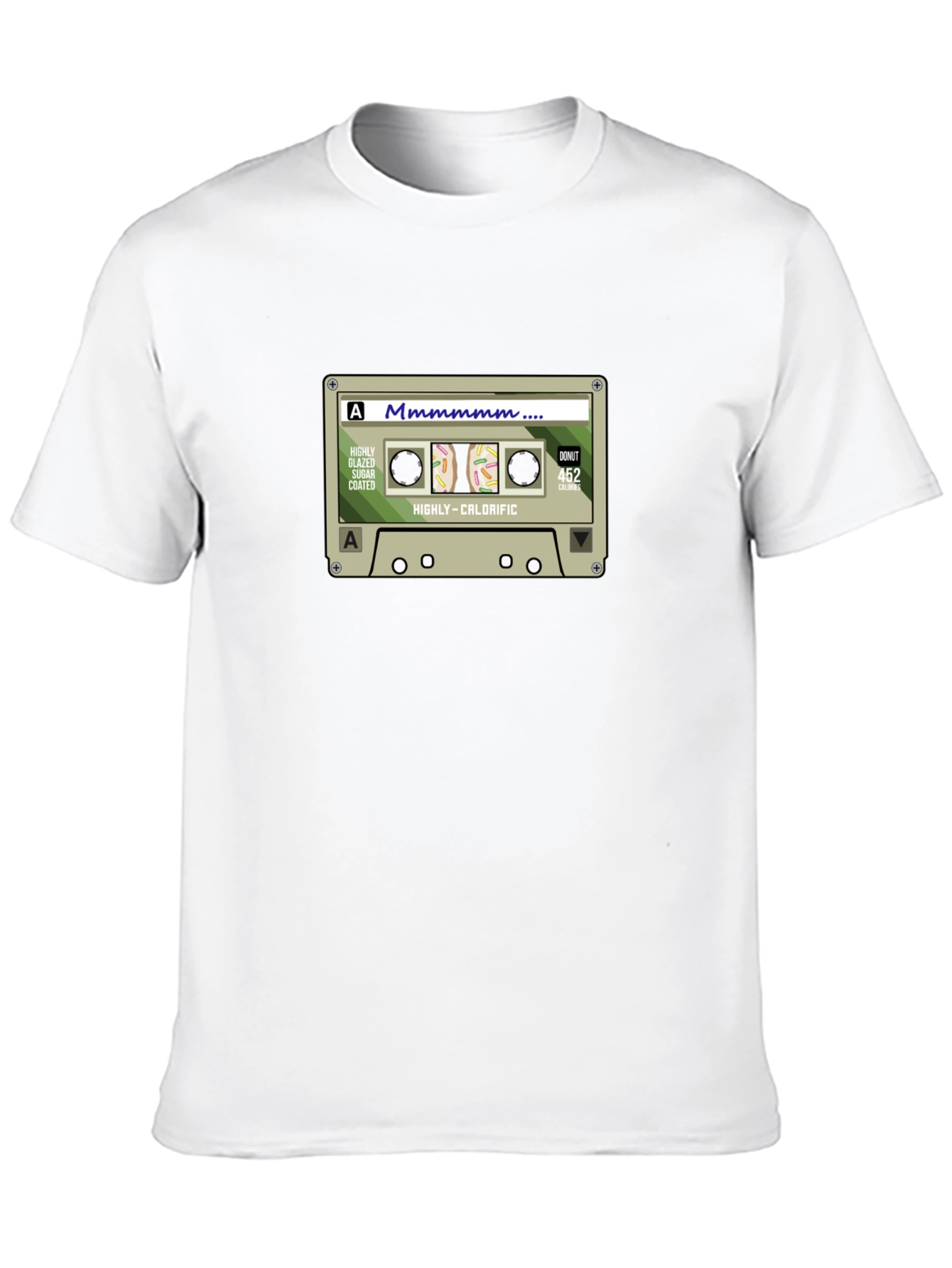 Mmmmmm Donut Cassette T-Shirt - Highly-Calorific