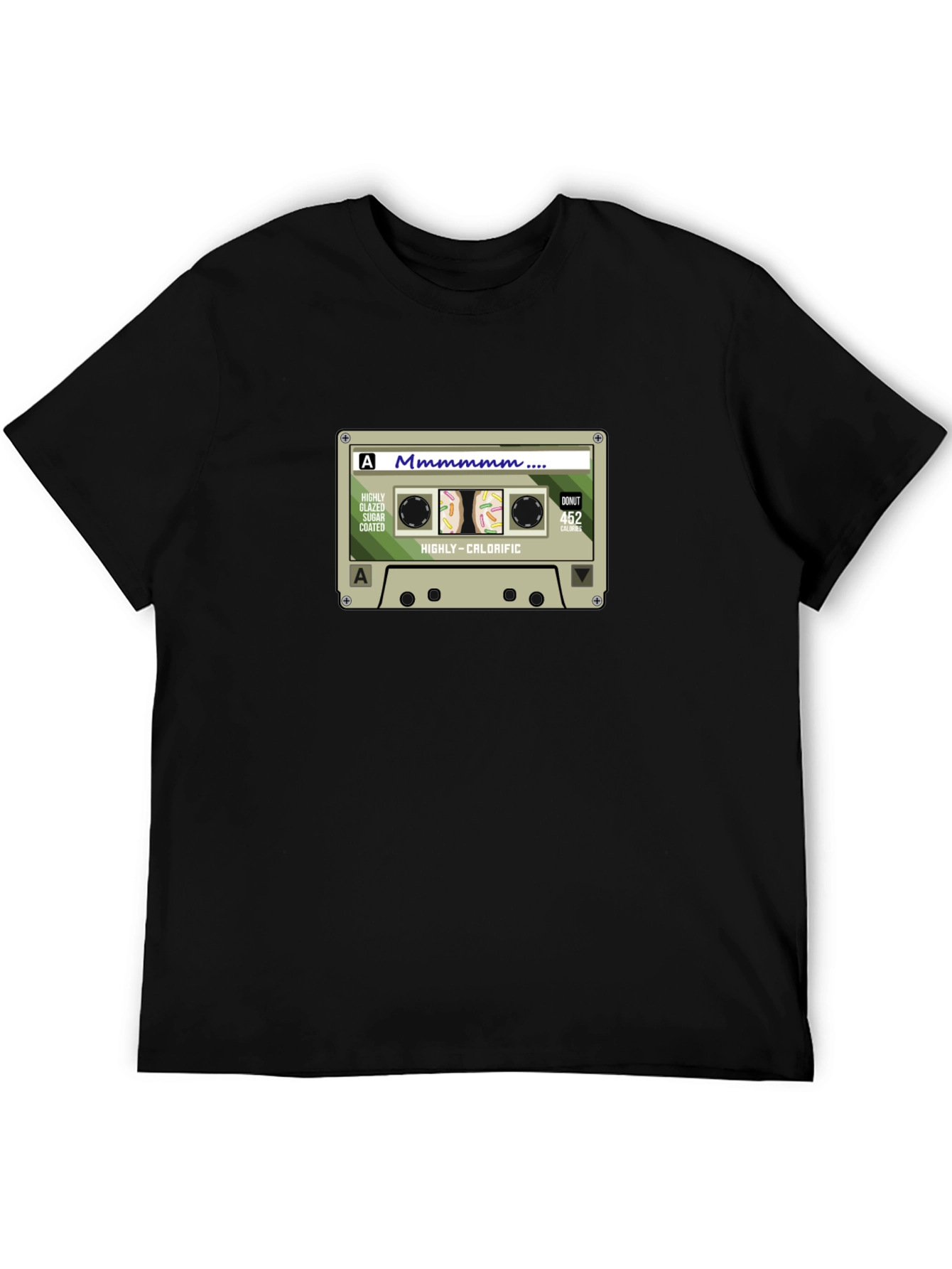 Mmmmmm Donut Cassette T-Shirt - Highly-Calorific