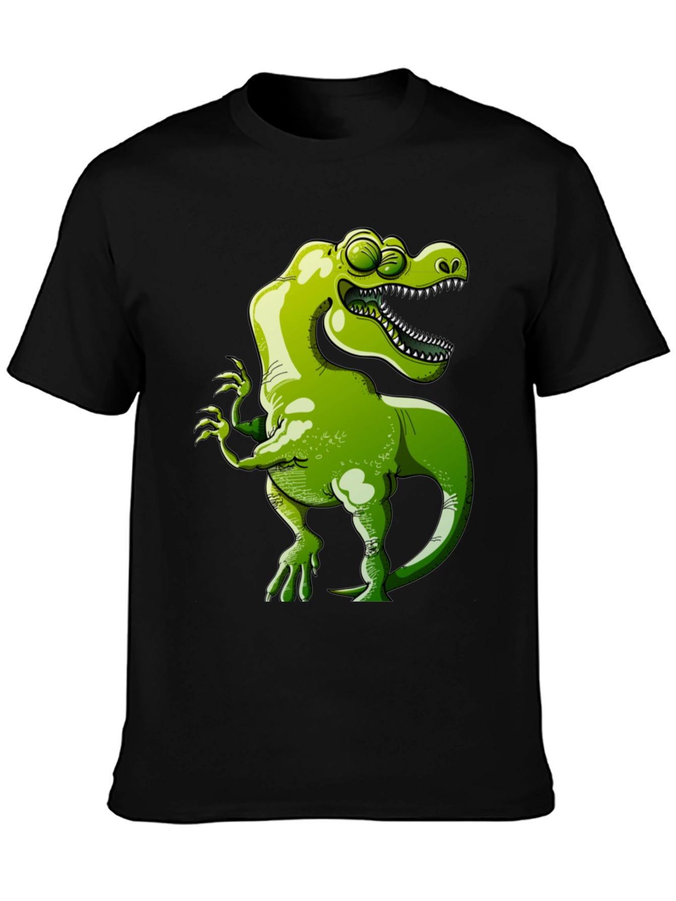Cartoon Dinosaur Graphic Tee