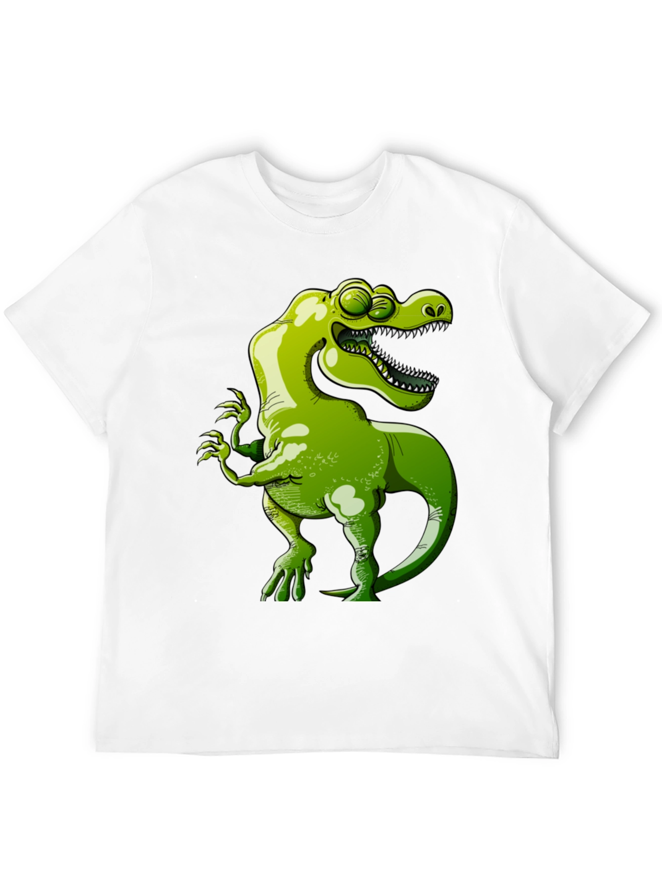 Cartoon Dinosaur Graphic Tee