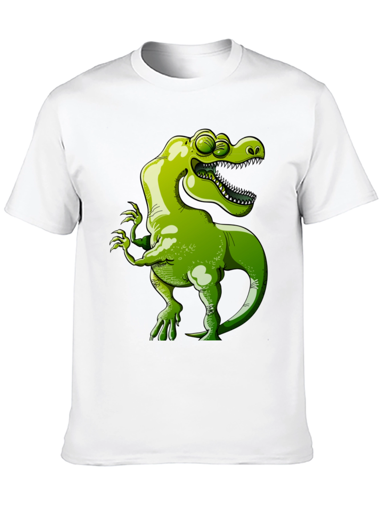 Cartoon Dinosaur Graphic Tee