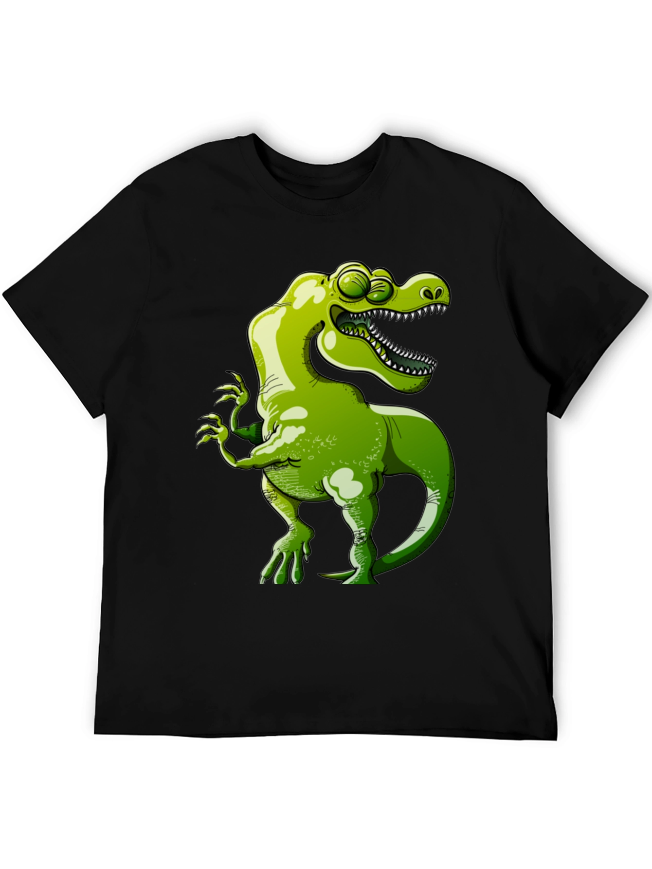 Cartoon Dinosaur Graphic Tee