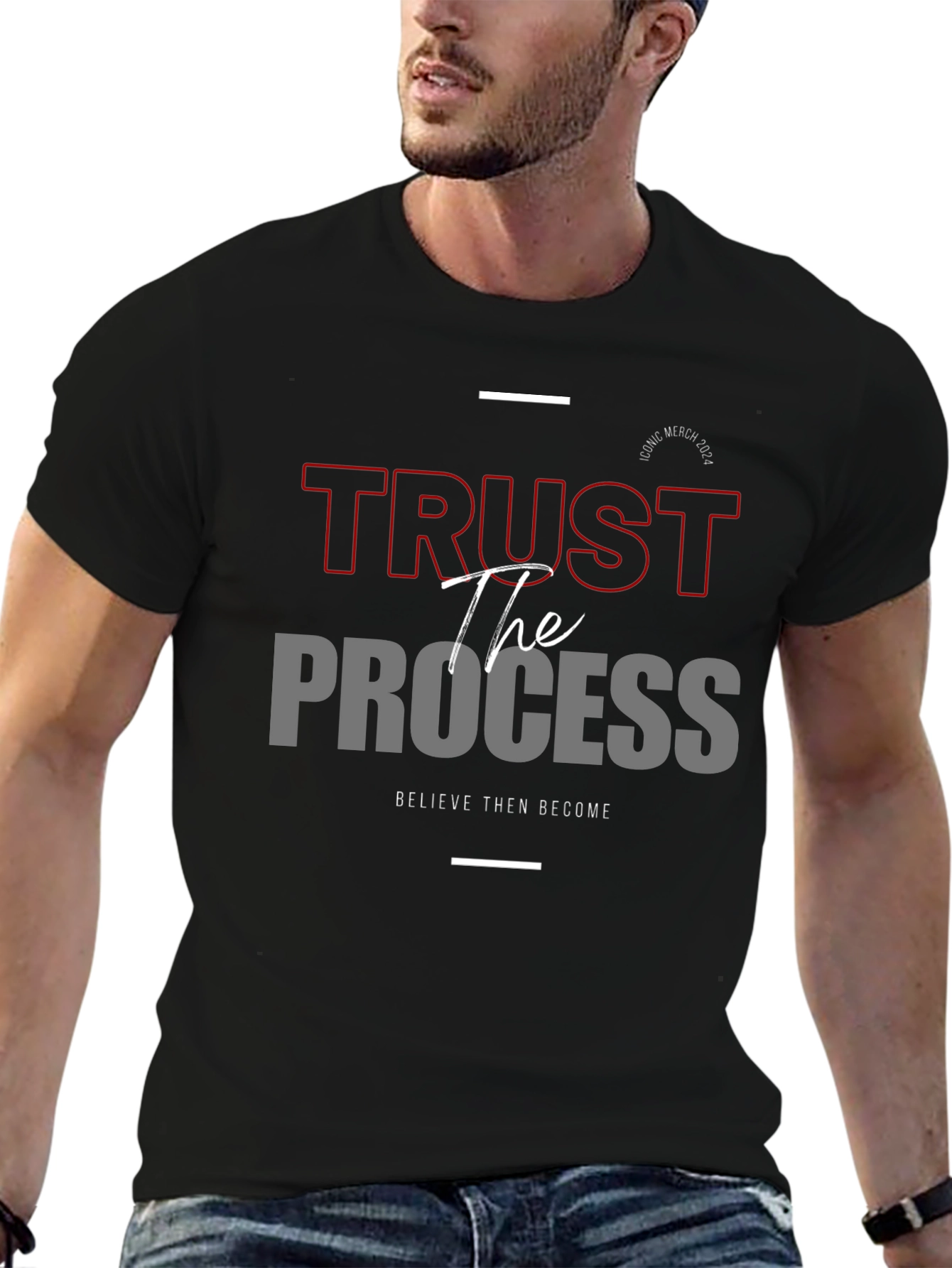 Trust the Process Graphic Tee - Believe and Become